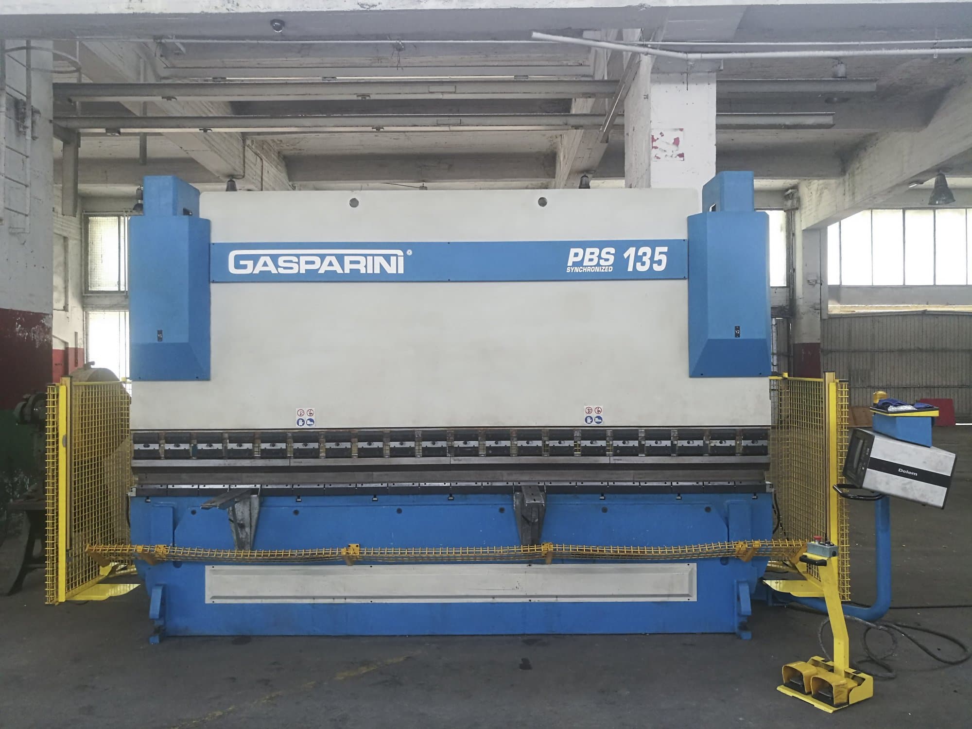 Gasparini-maskinen framifrånPBS 135/4000