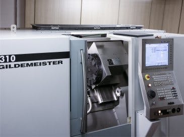 Gildemeister-maskinen framifrånCTX 310