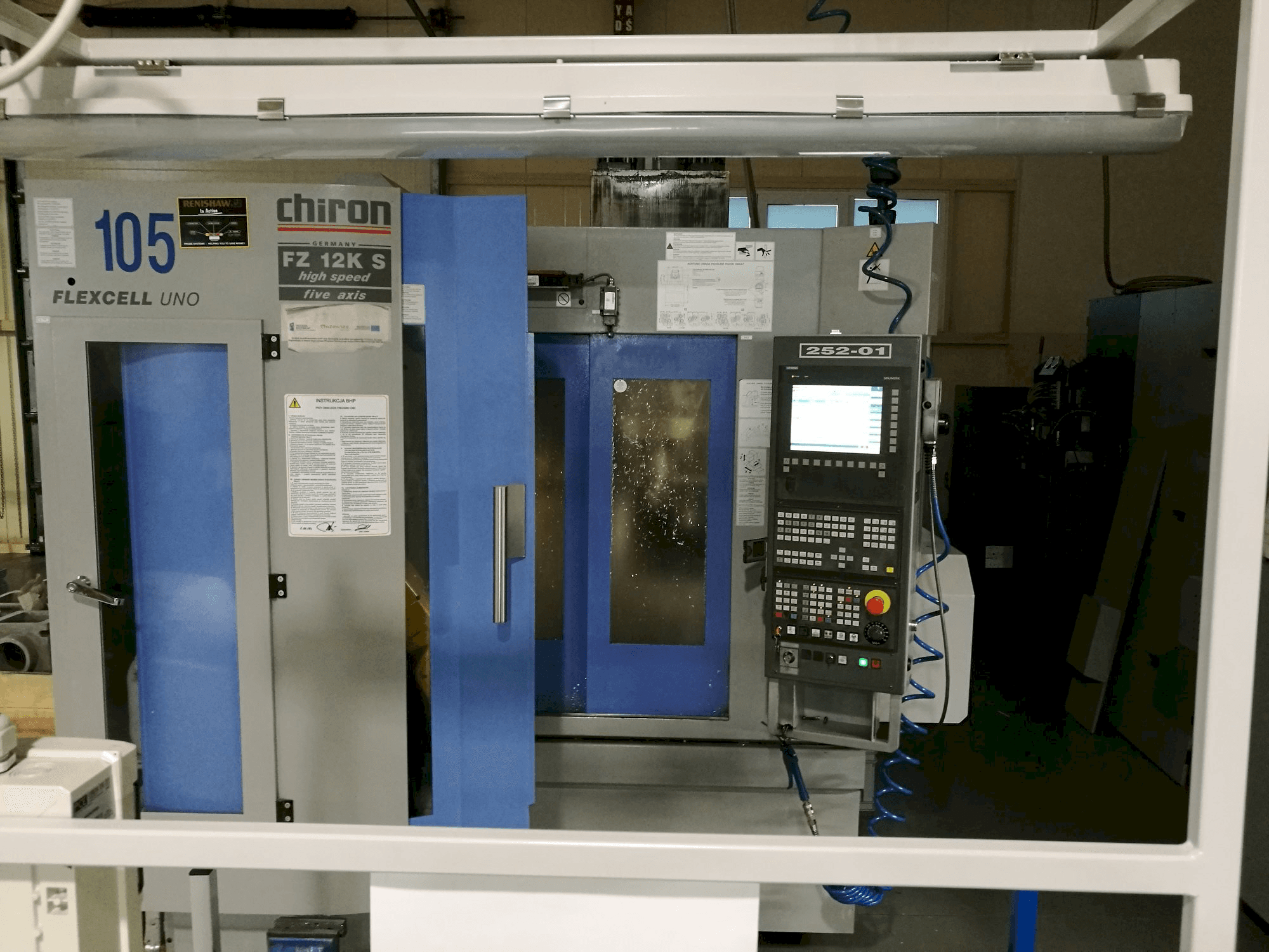 CHIRON FZ 12 KS-maskinen framifrån