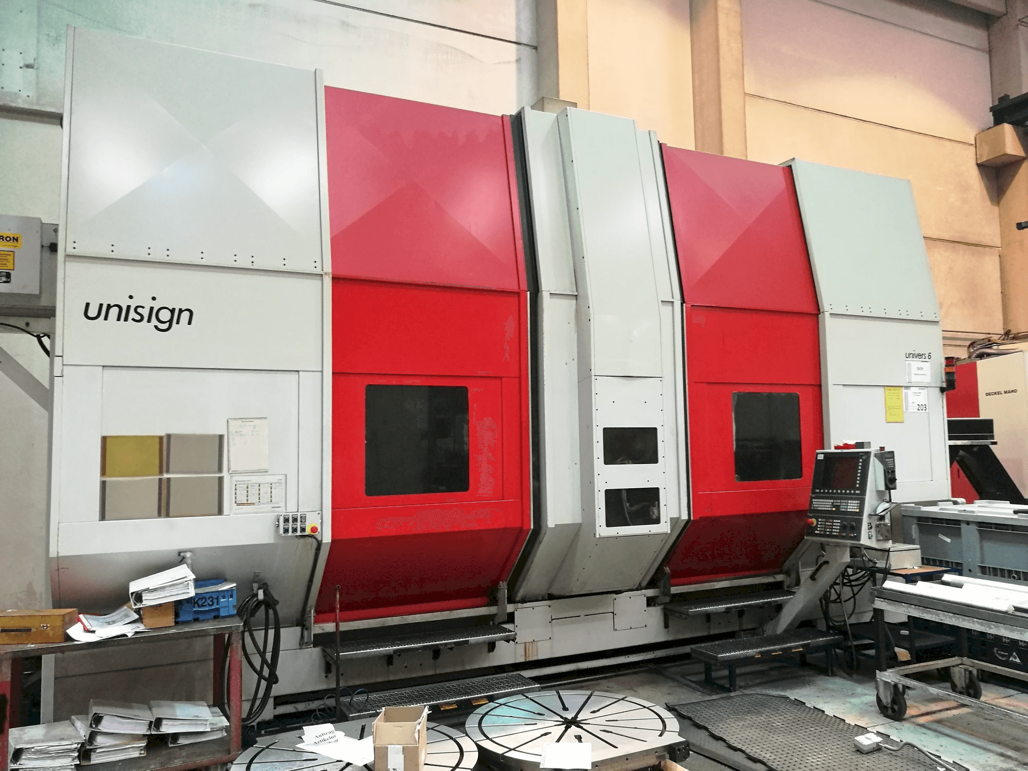Unisign Univers 6 C2-maskinen framifrån