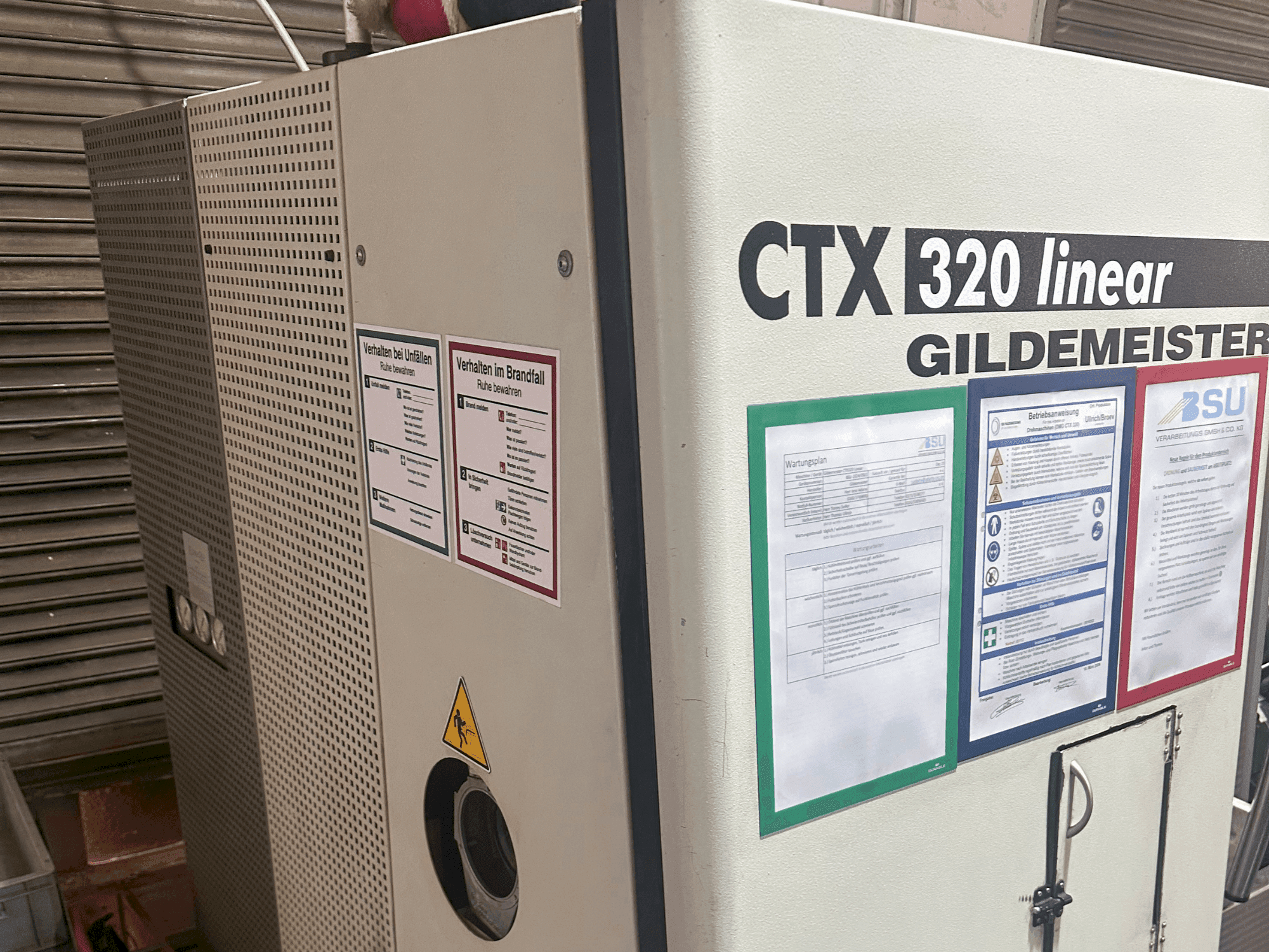 DMG CTX 320 Linear V5-maskinen framifrån