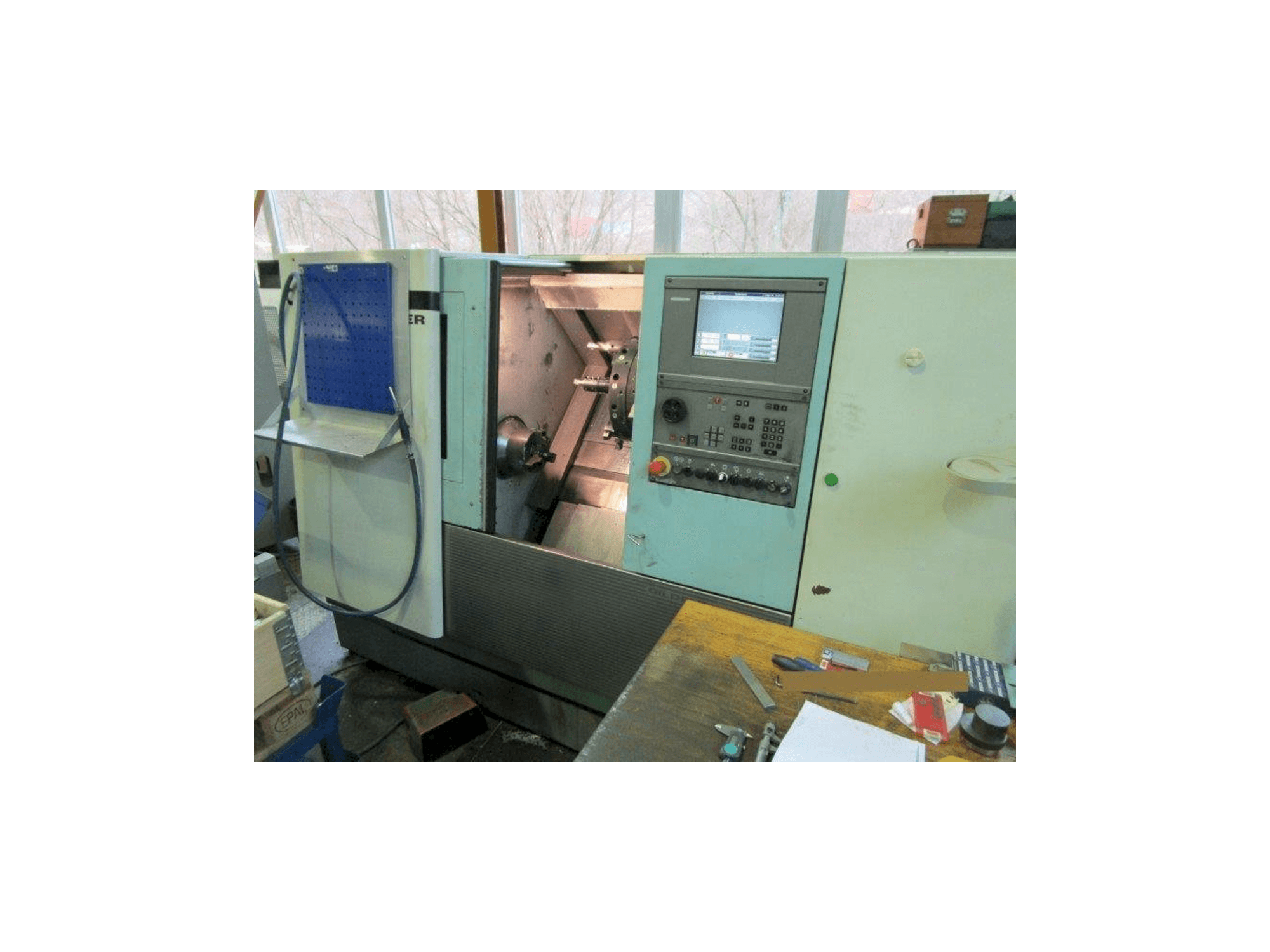 Gildemeister CTX 310 V3-maskinen framifrån