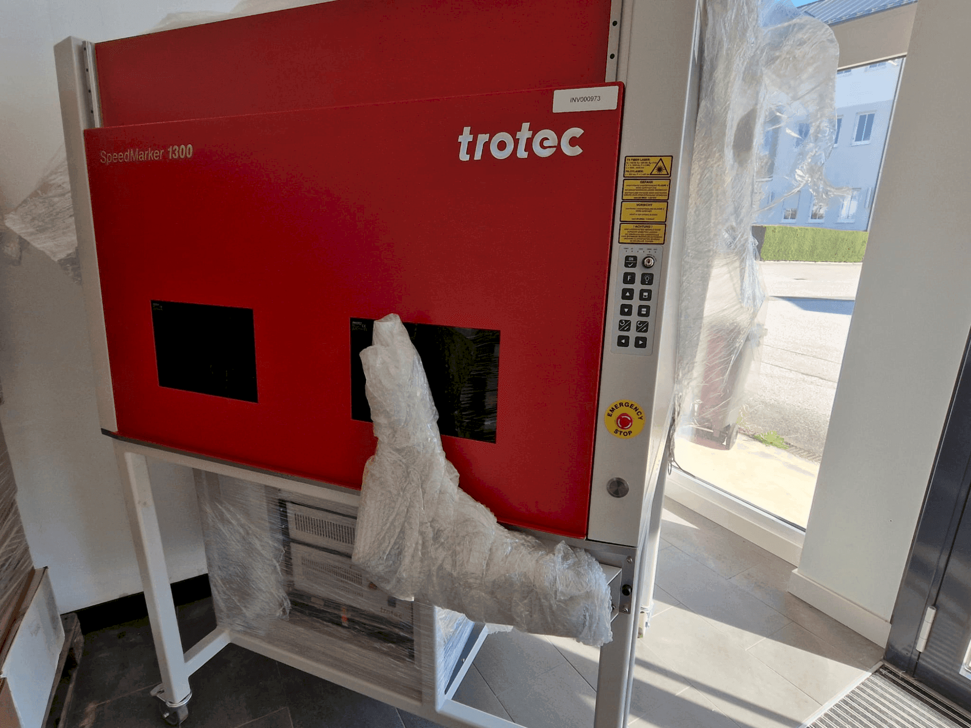 Trotec SpeedMarker 1300-maskinen framifrån
