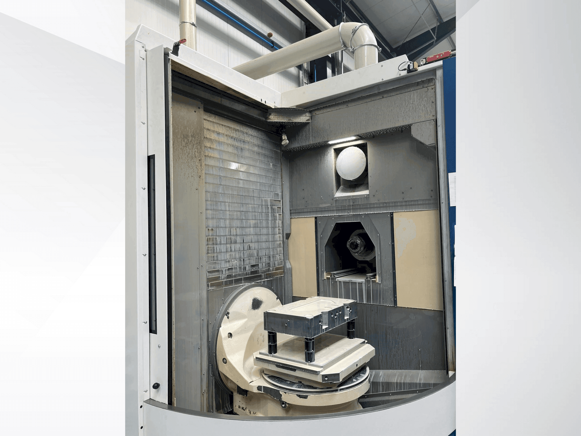 GROB G550a-maskinens arbetsyta