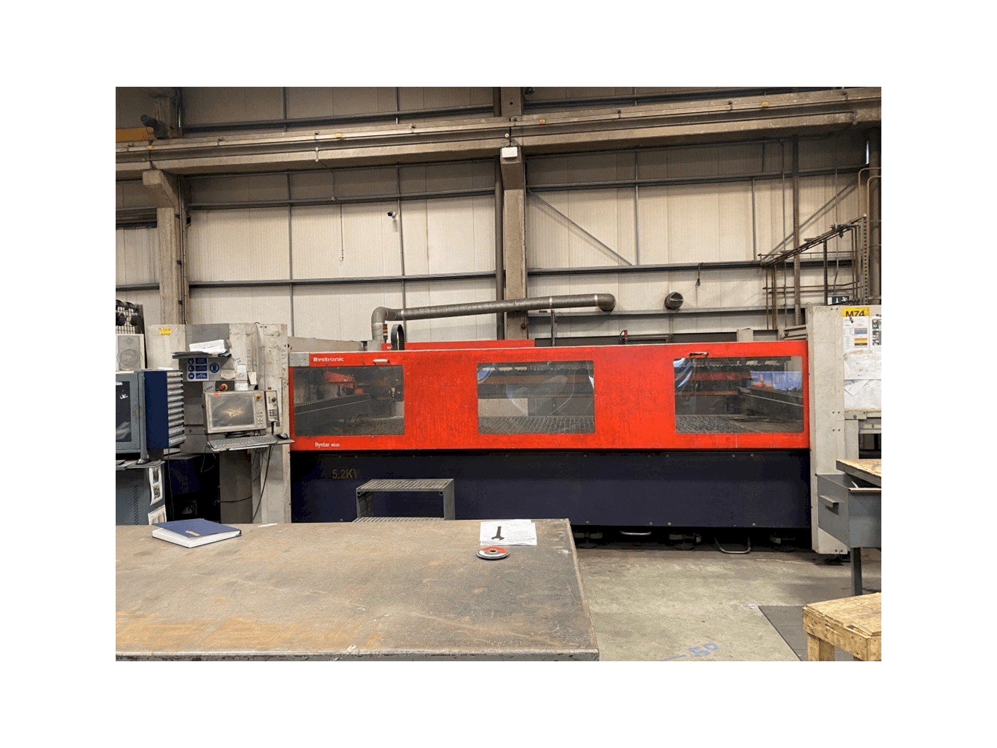 Bystronic Bystar 4020-maskinen framifrån