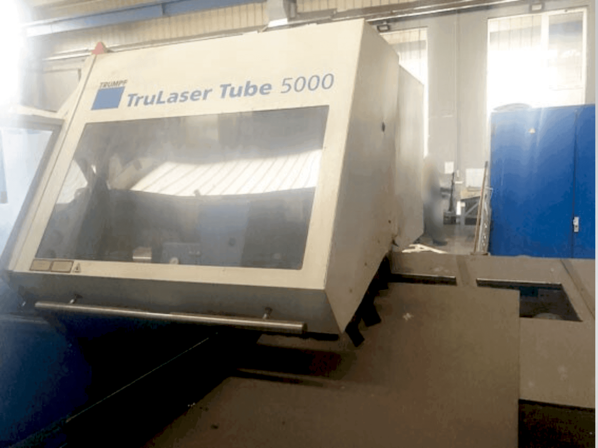 TRUMPF tru laser tube 5000-maskinen framifrån