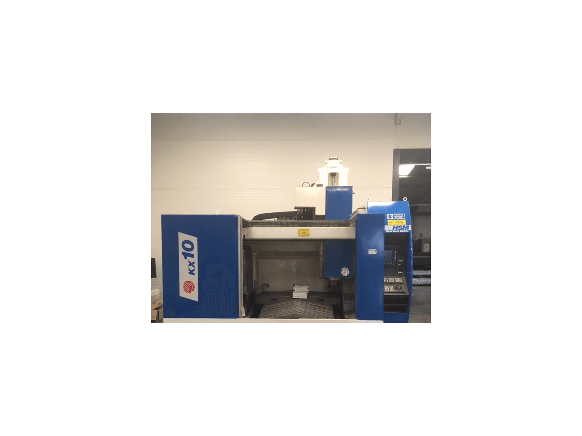 Huron KX 10-maskinen framifrån