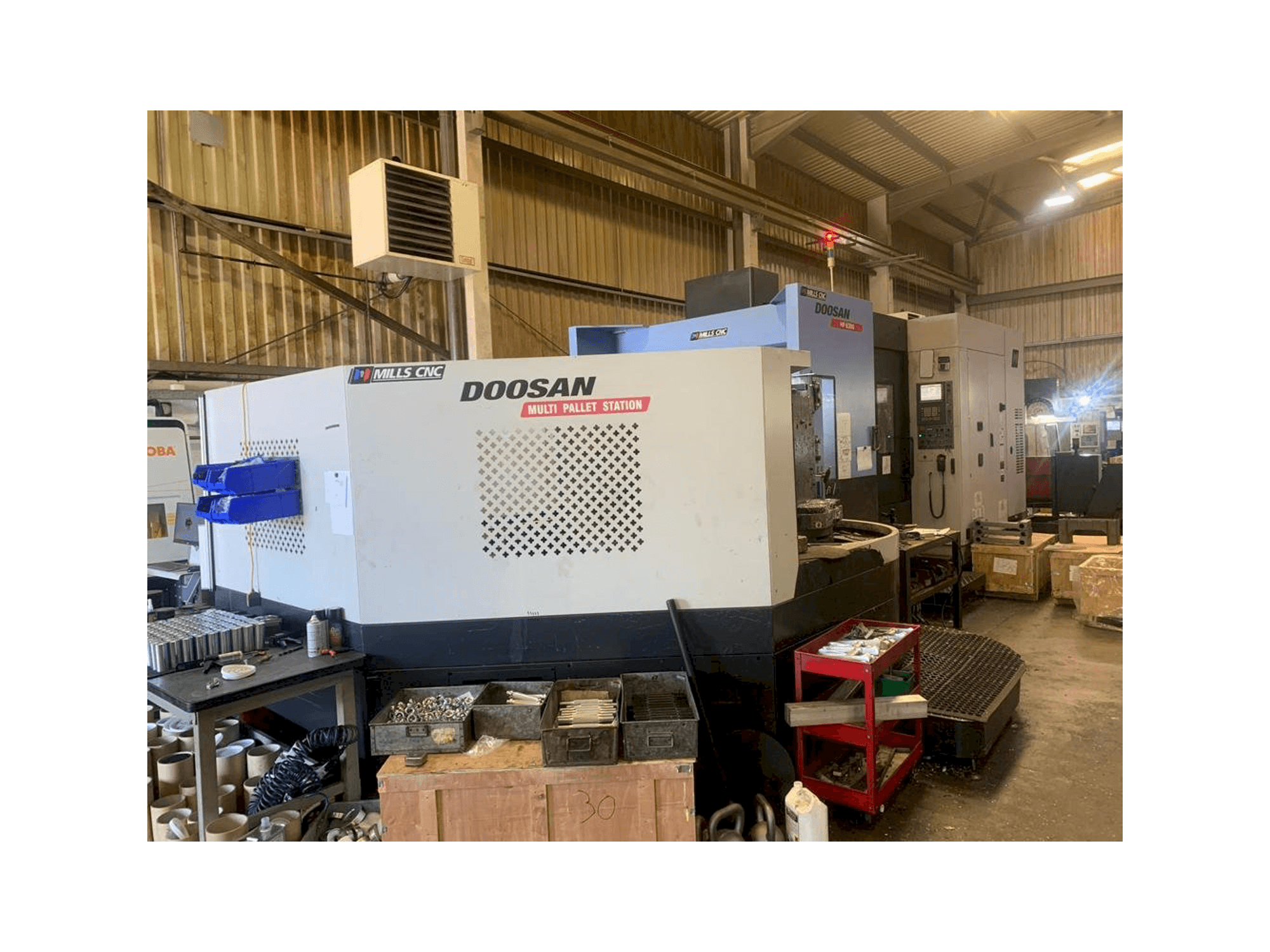 Doosan HP 6300-maskinen framifrån