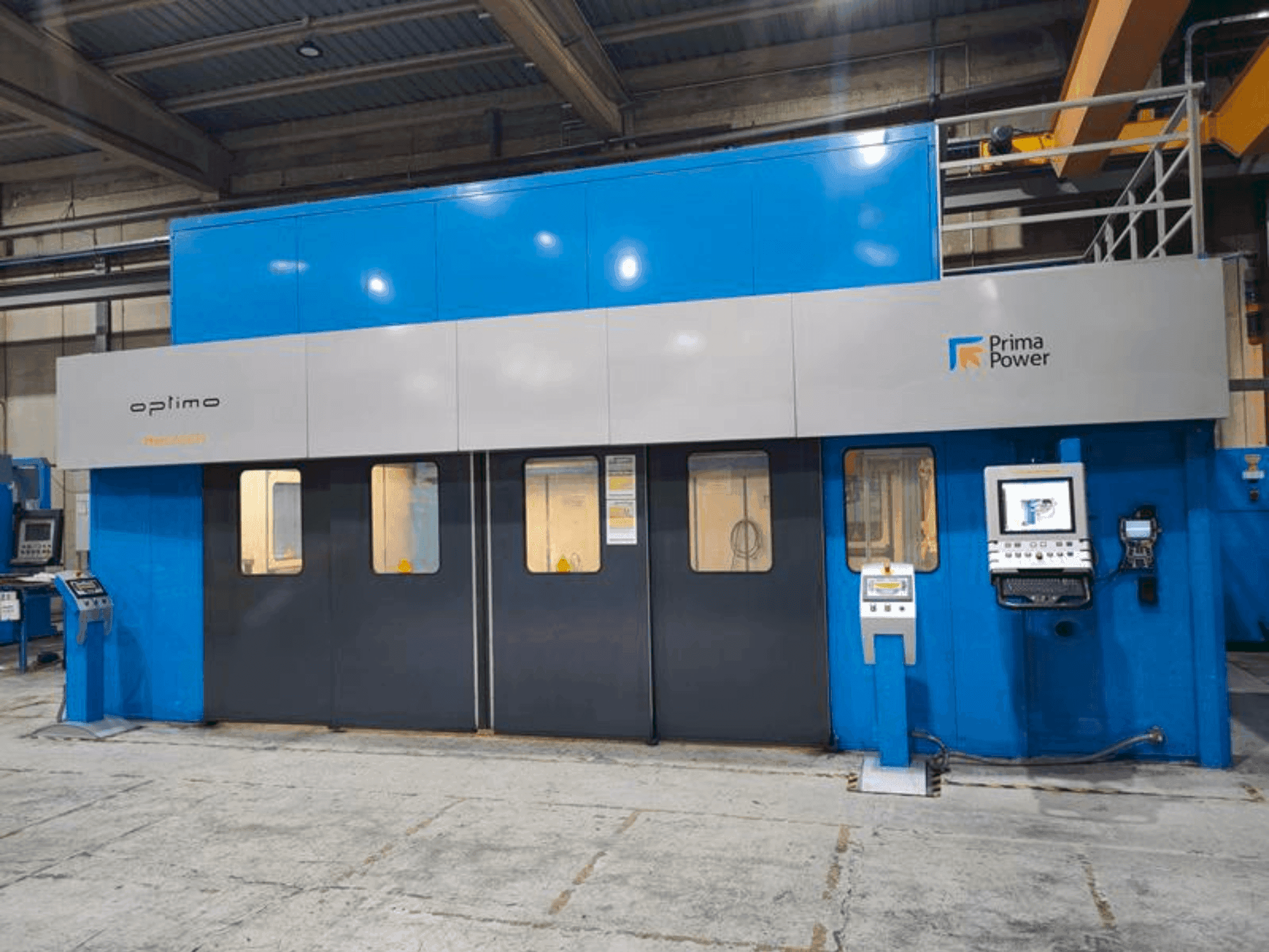 Prima Power Optimo TheLASER-maskinen framifrån