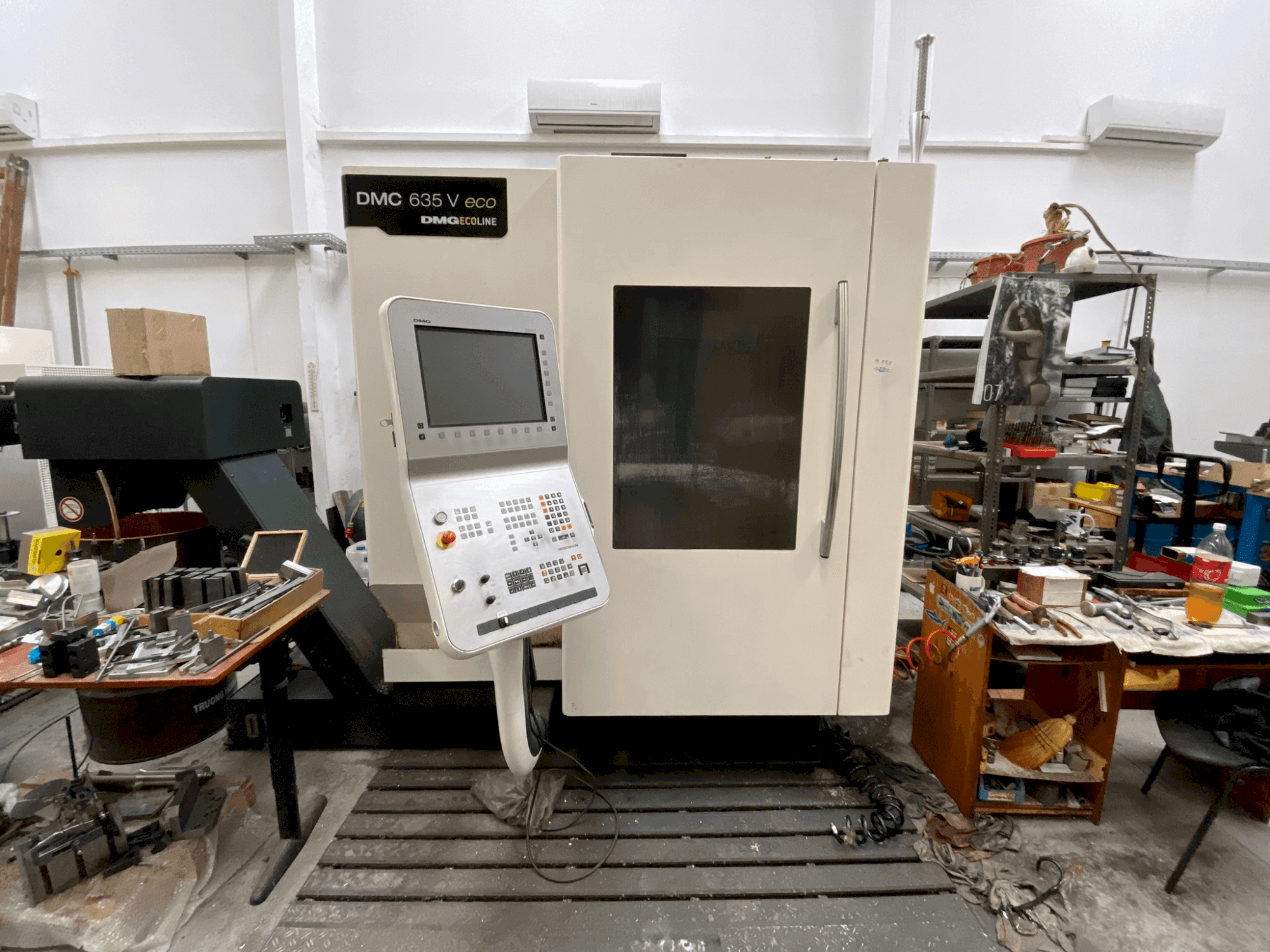 DMG MORI DMC 635 V eco-maskinen framifrån