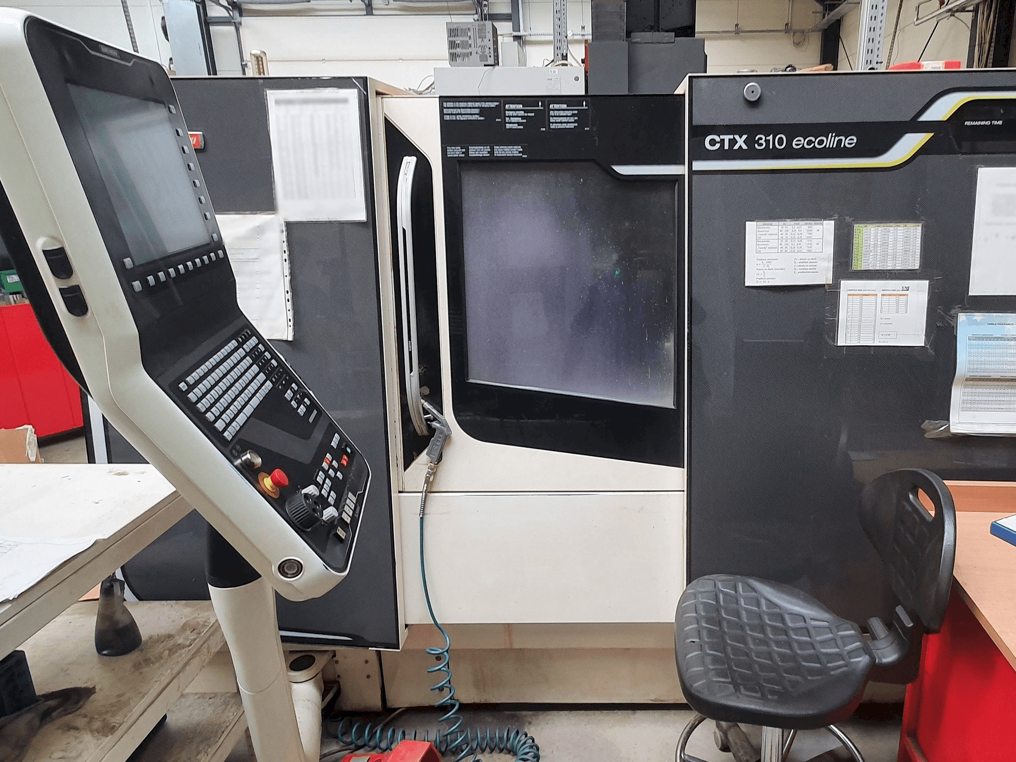 DMG MORI SEIKI CTX-maskinen framifrån