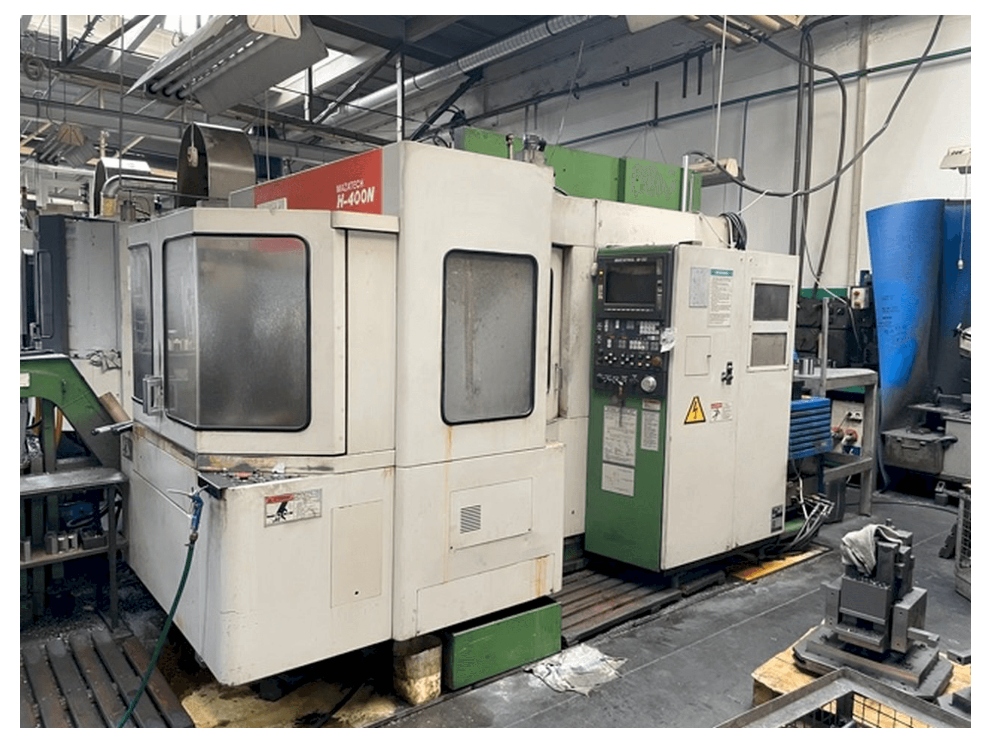 Mazak H-400N-maskinen framifrån