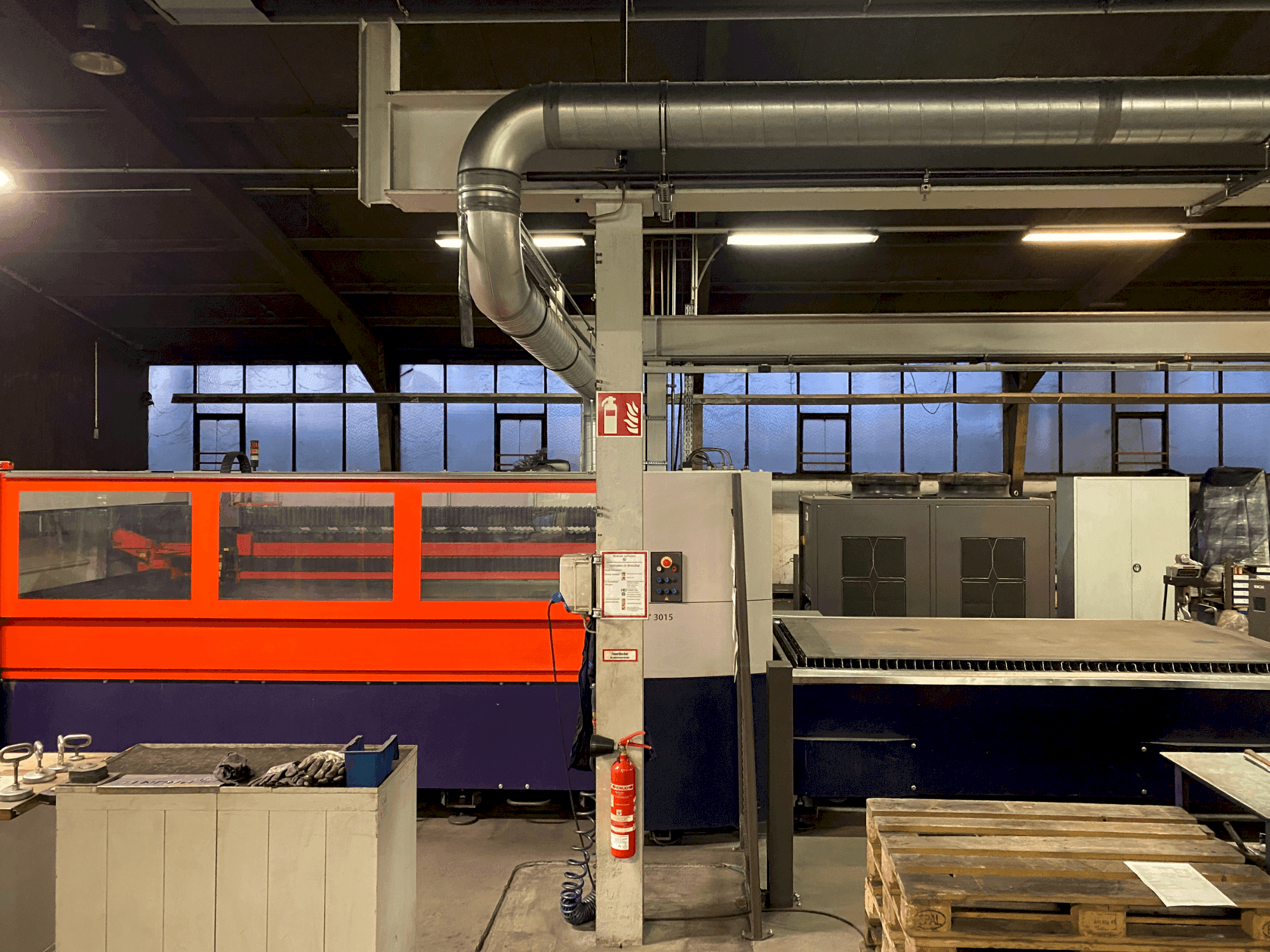 Bystronic Bystar 3015/4400-maskinen framifrån