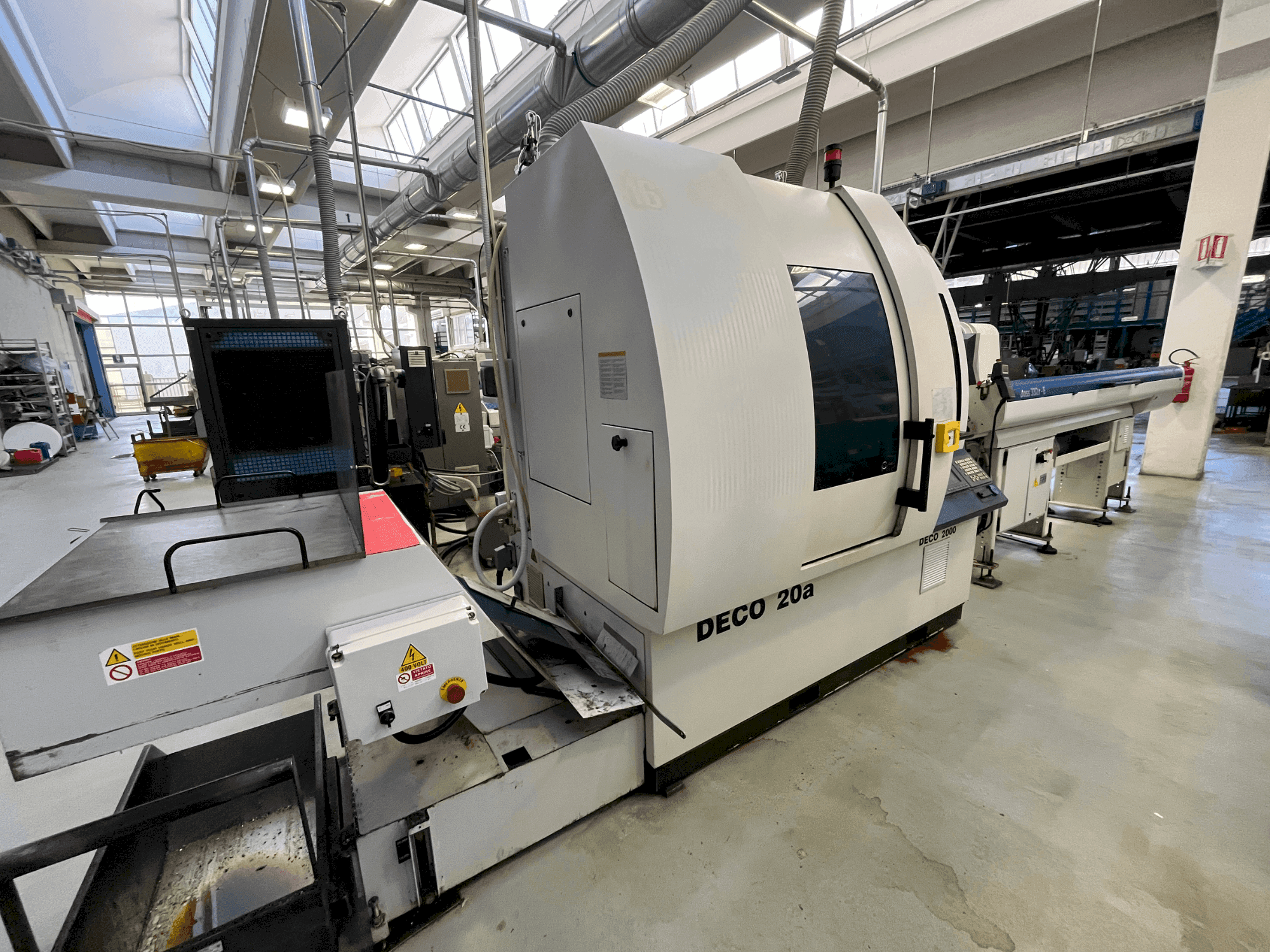 TORNOS DECO 20A-maskinen framifrån