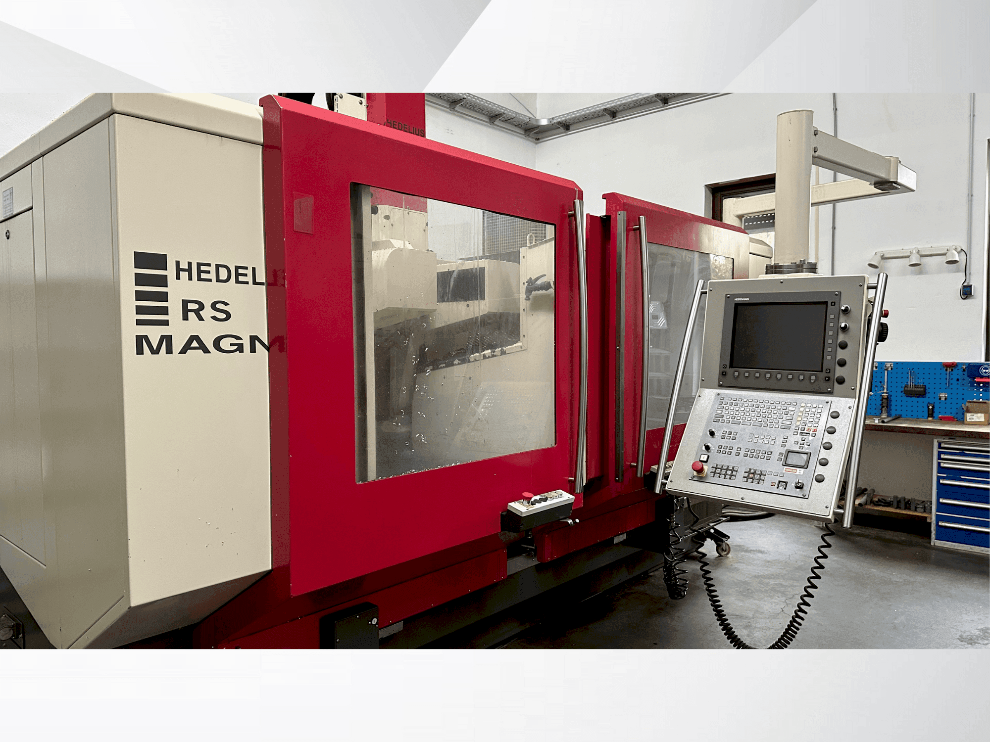 HEDELIUS RS60KM-2000-maskinen framifrån