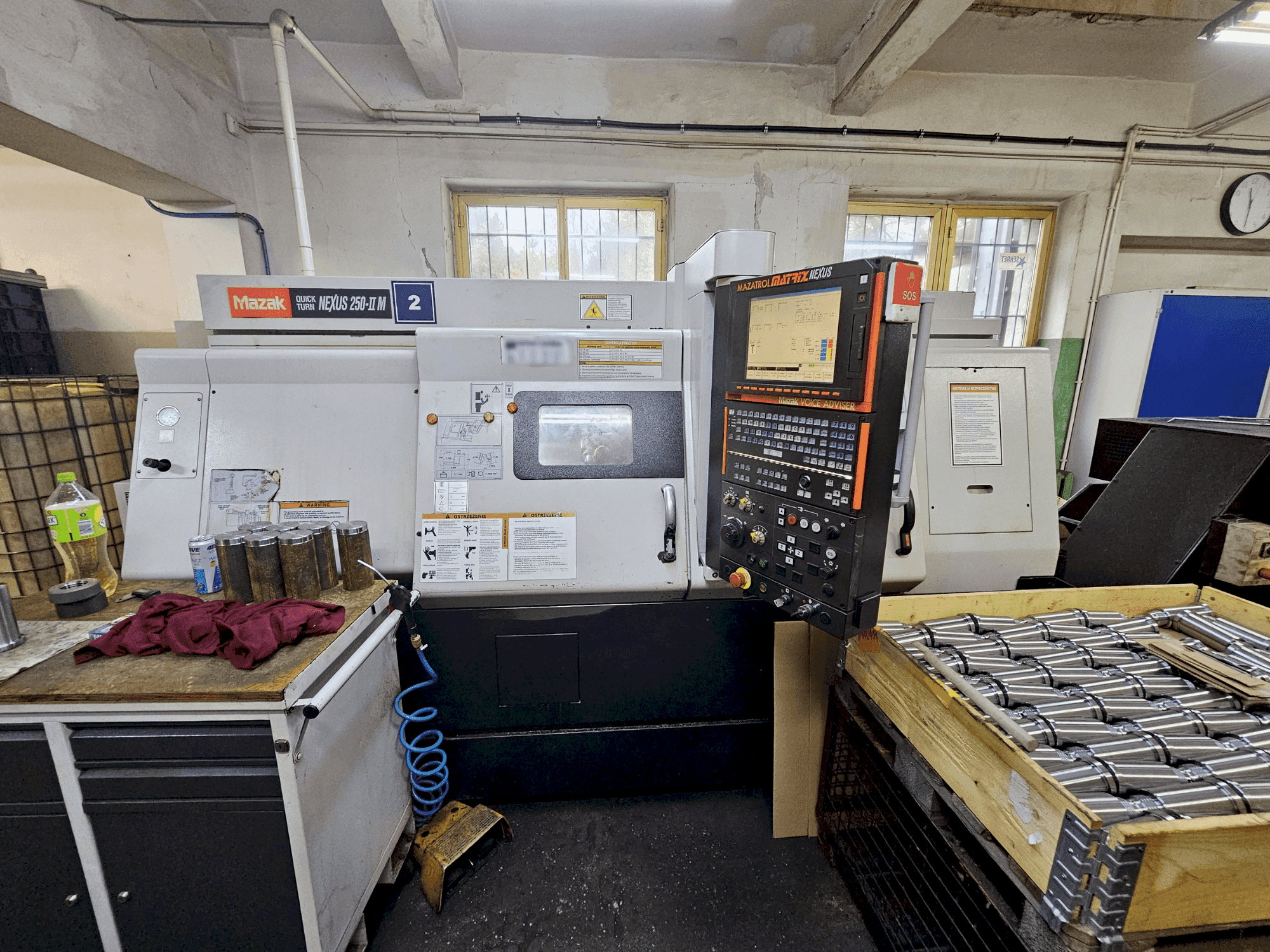 Mazak QUICKTURN NEXUS 250-II M-maskinen framifrån