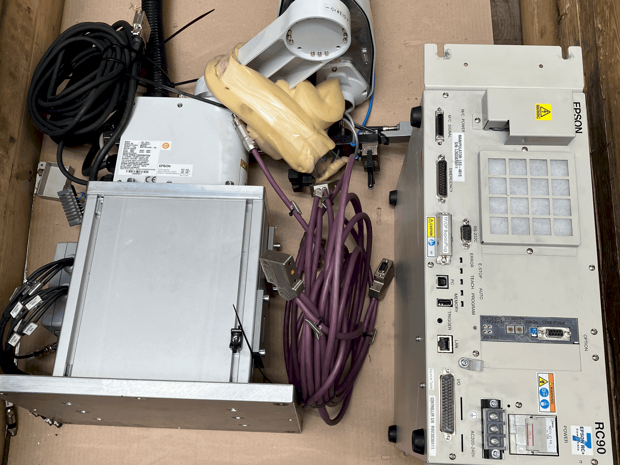 EPSON LS6-602S-maskinen framifrån