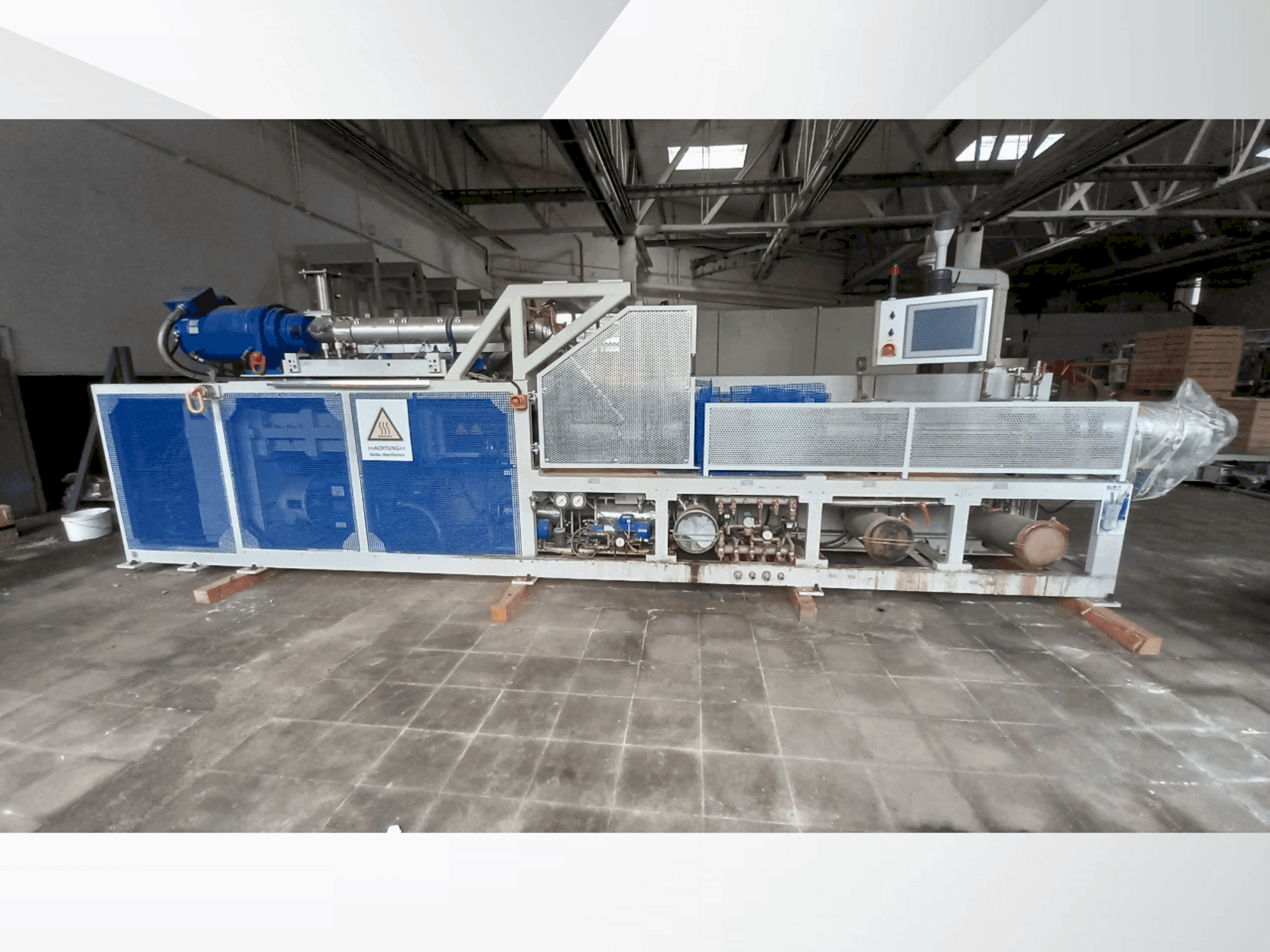 REIFENHÄUSER BI Trudes 115-maskinen framifrån