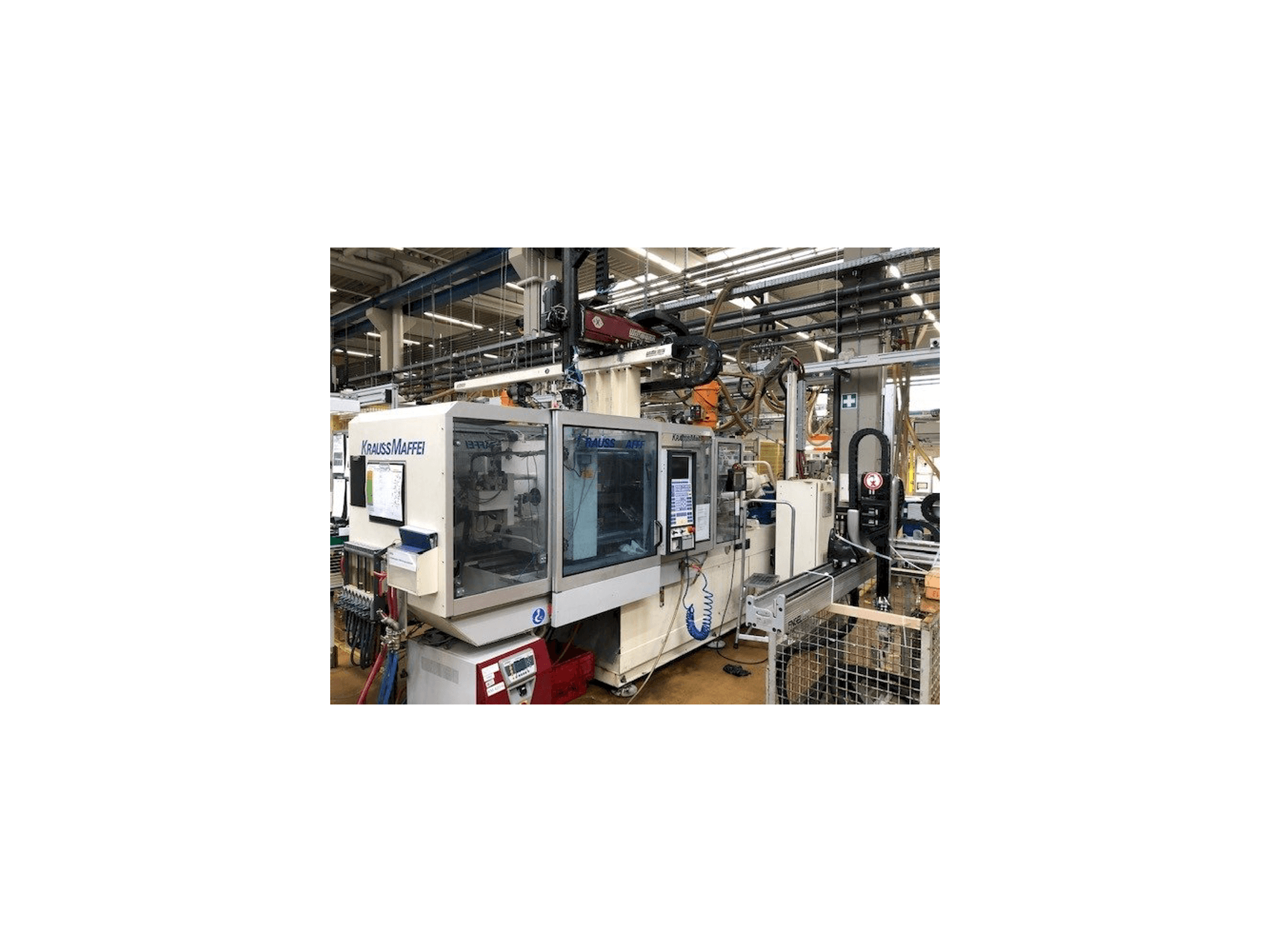 Krauss Maffei 150-700 C2-maskinen framifrån