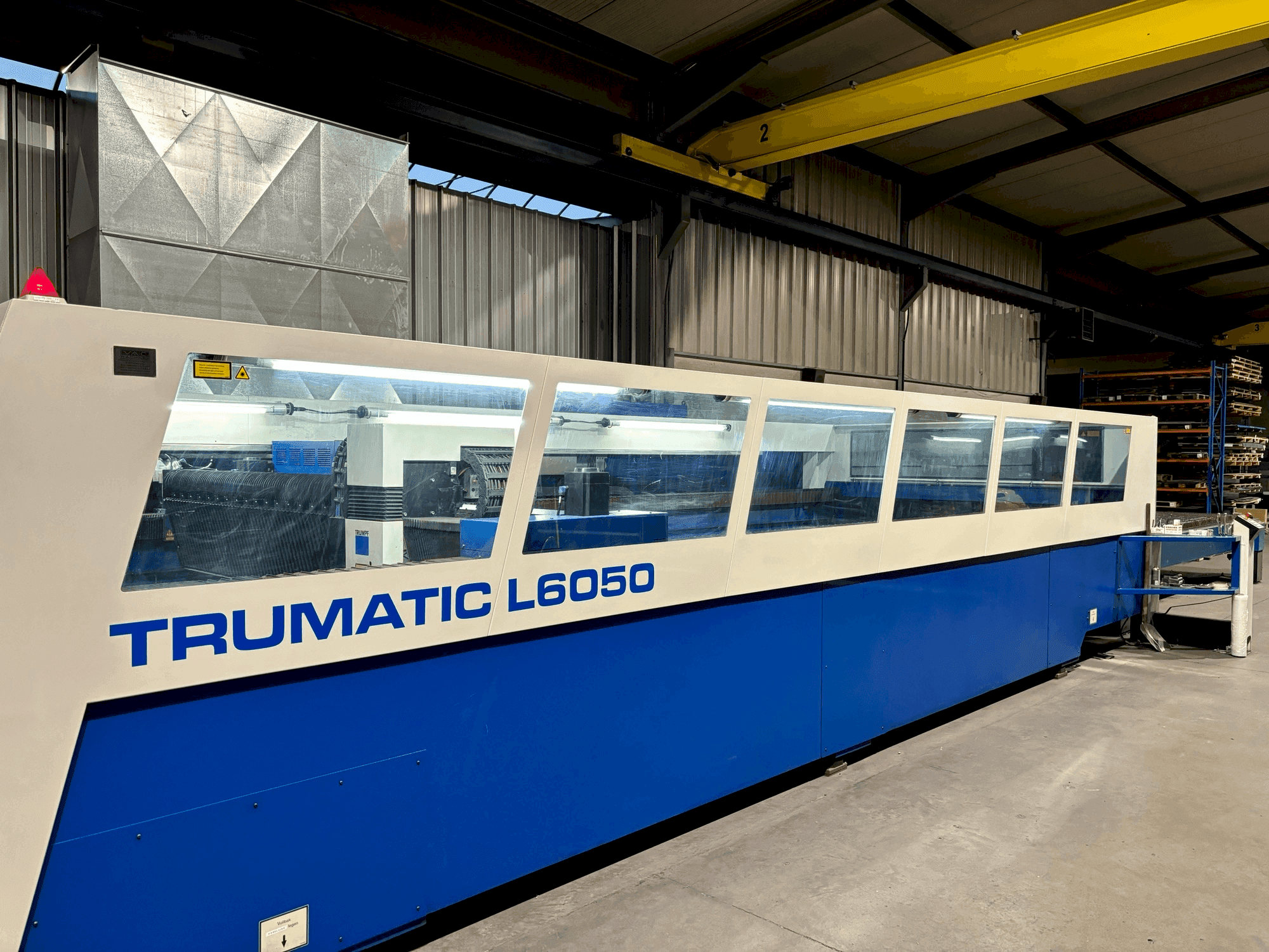 TRUMPF Trumatic L6050-maskinen framifrån