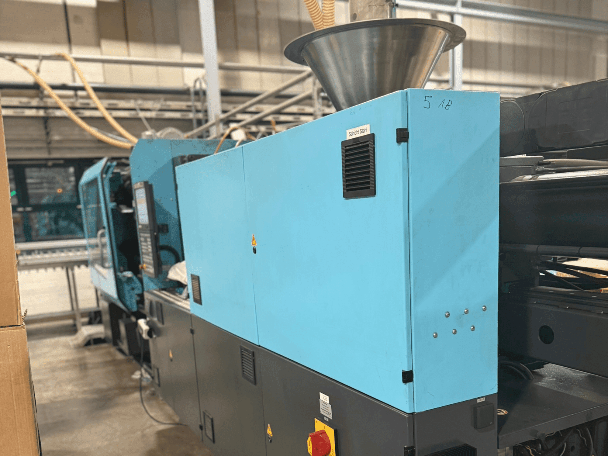 SUMITOMO SHI DEMAG El-Exis S250/630-1600-maskinen framifrån