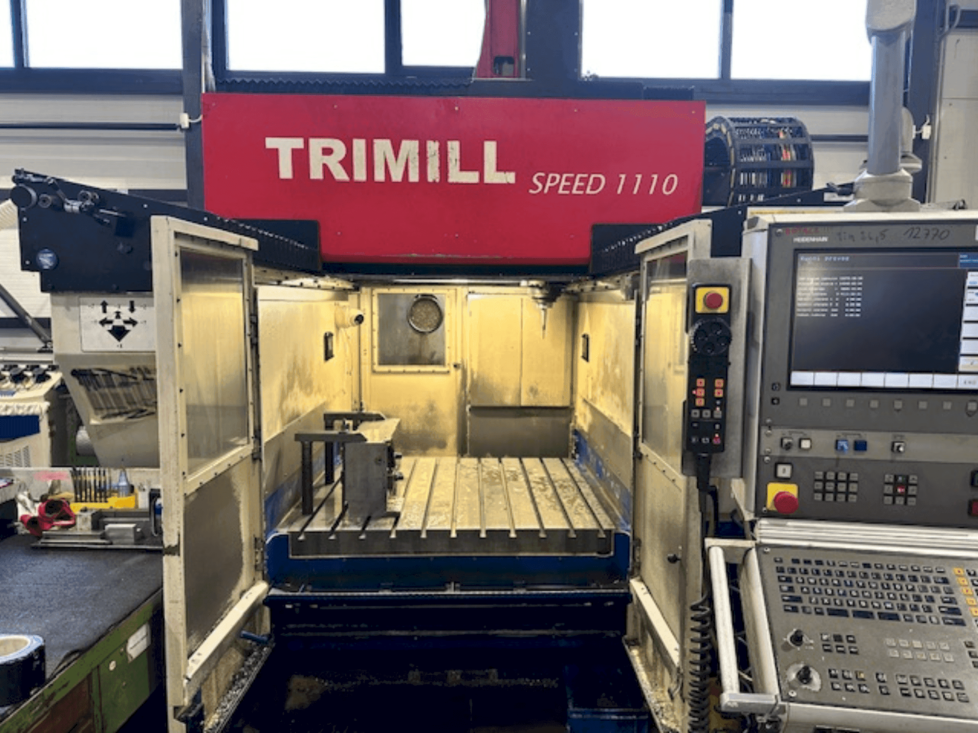 TRIMILL Speed 1110-maskinen framifrån