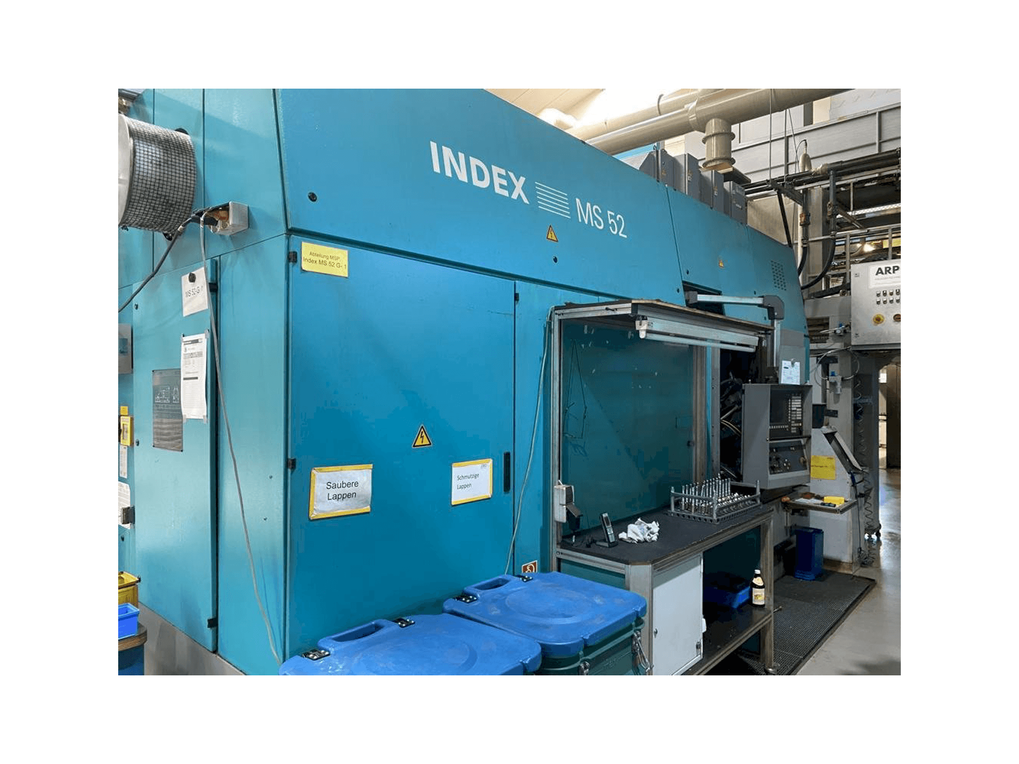 Index MS 52 G-maskinen framifrån