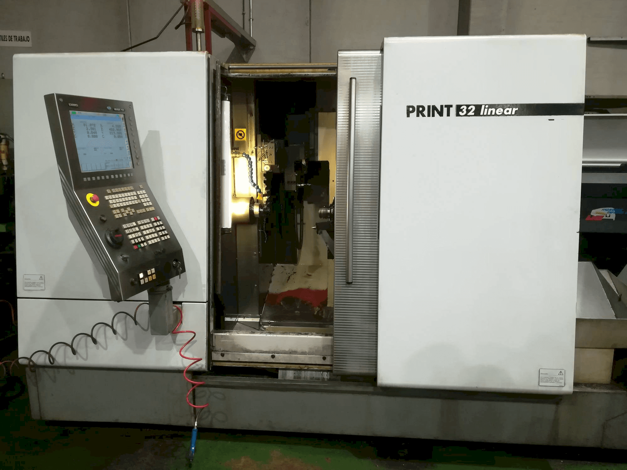 Gildemeister Sprint 32 linear-maskinen framifrån