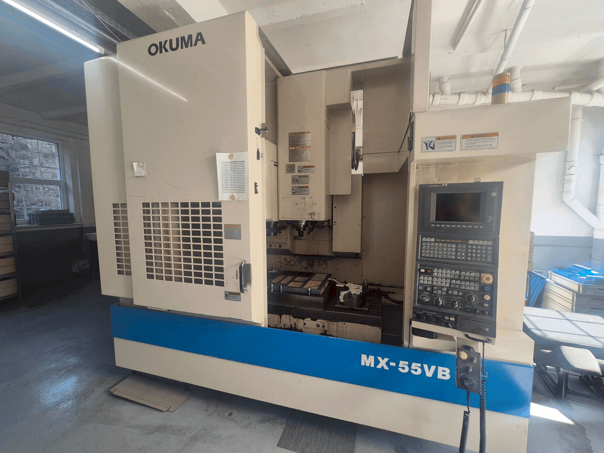 Okuma MX-55VB-maskinen framifrån