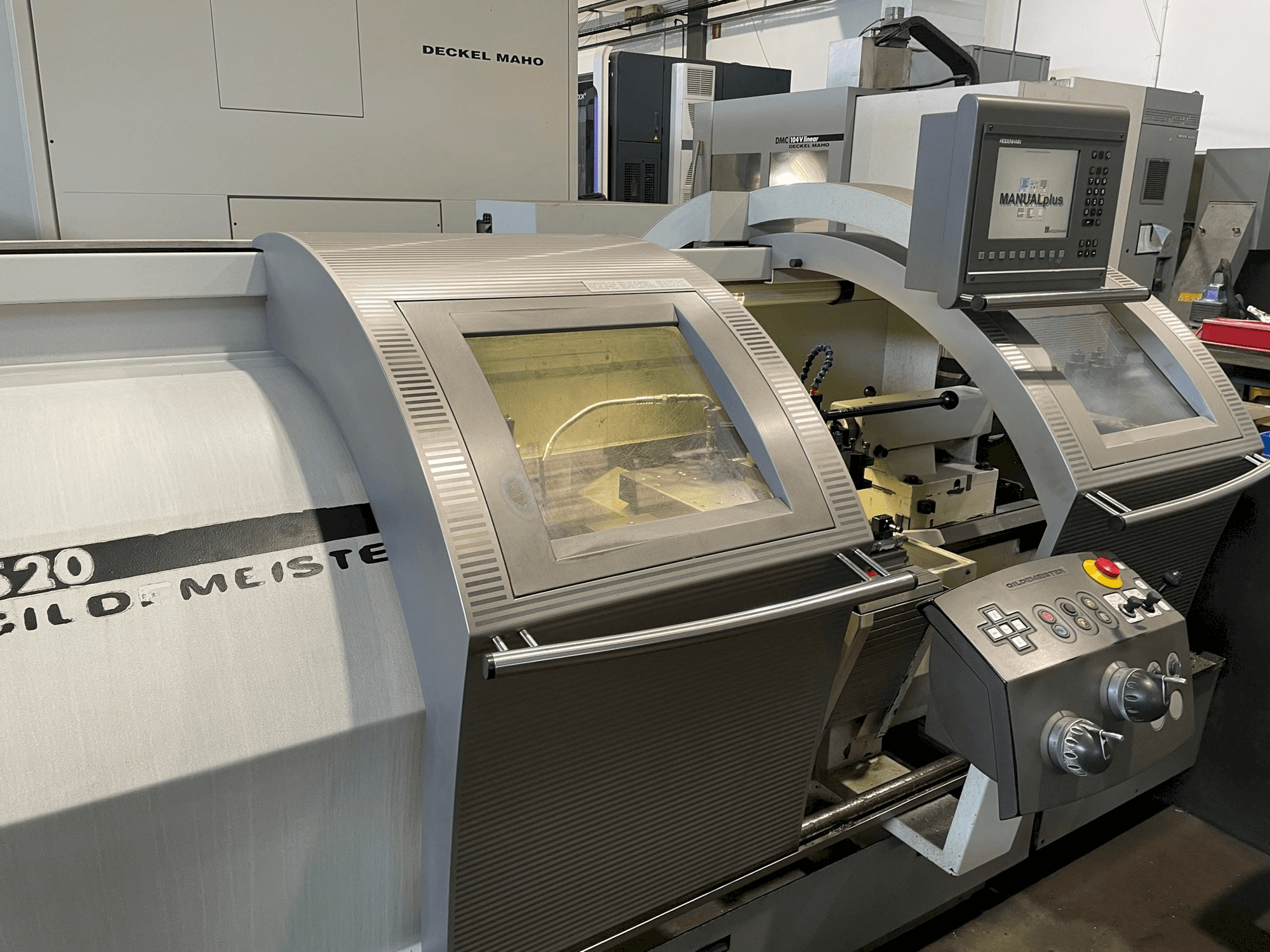 Gildemeister NEF 520-maskinen framifrån