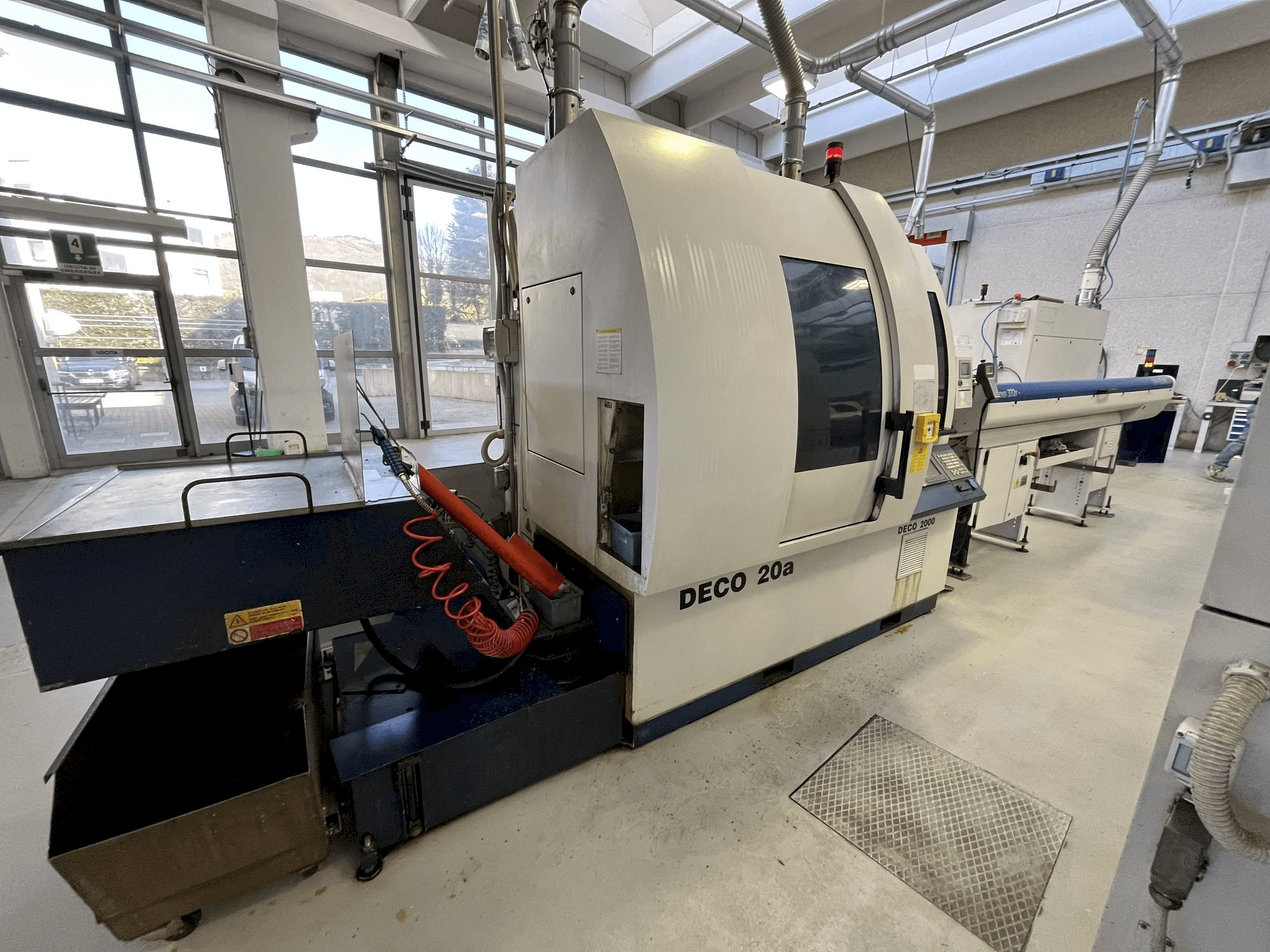 TORNOS DECO 20A-maskinen framifrån