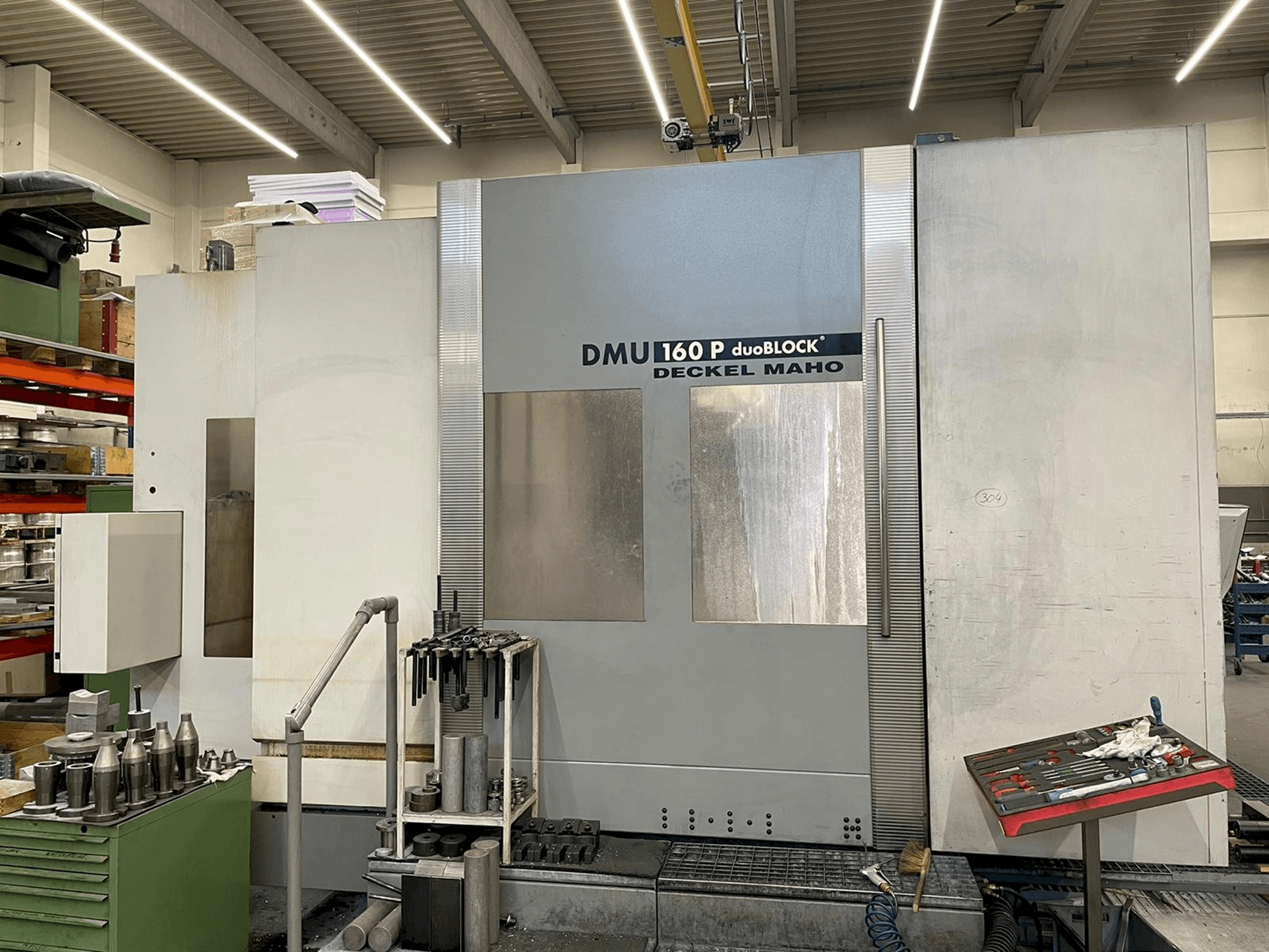 DECKEL MAHO DMU 160 P duoBLOCK-maskinen framifrån