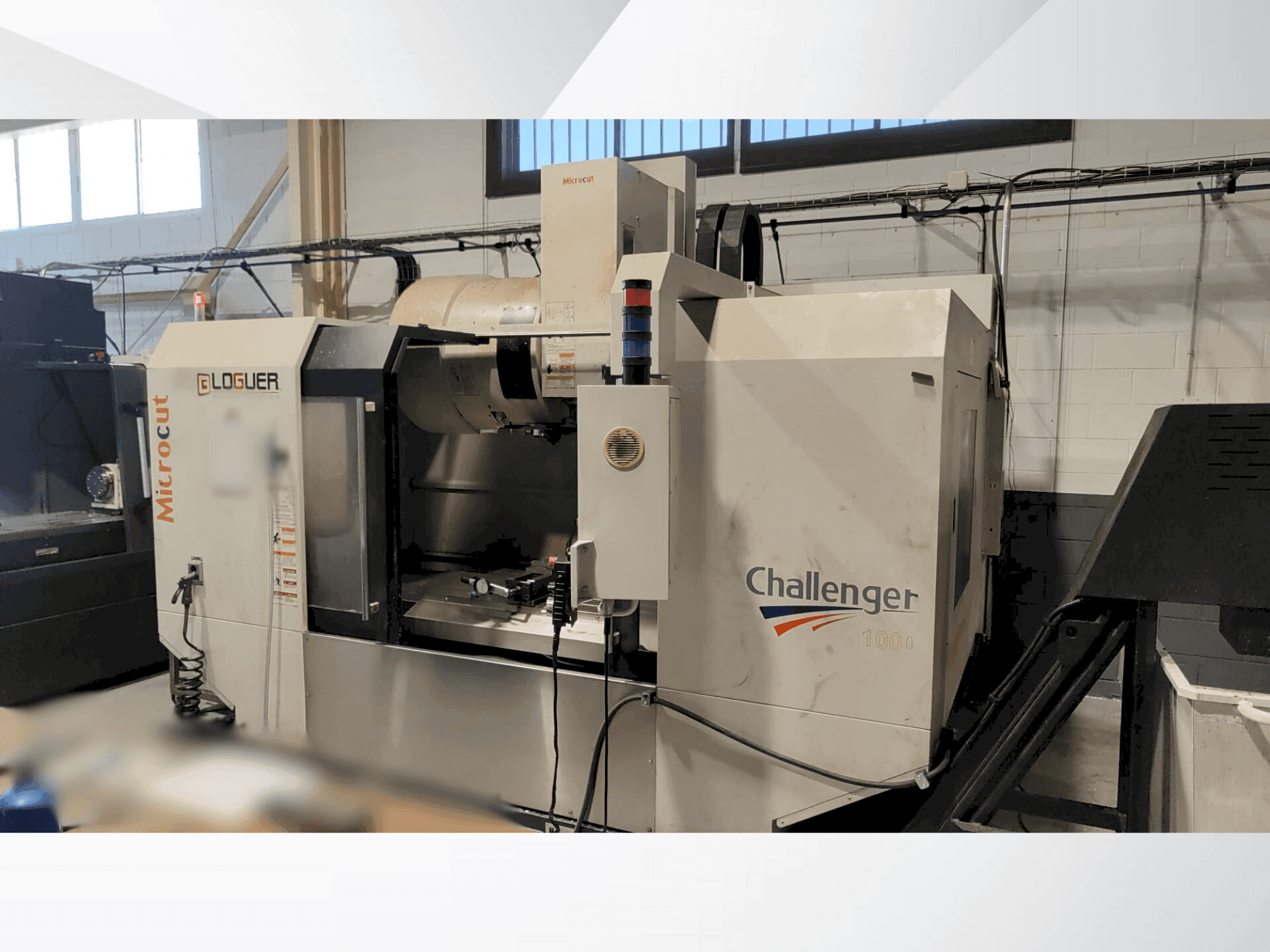 MICROCUT Challenger VM 1000-maskinen framifrån