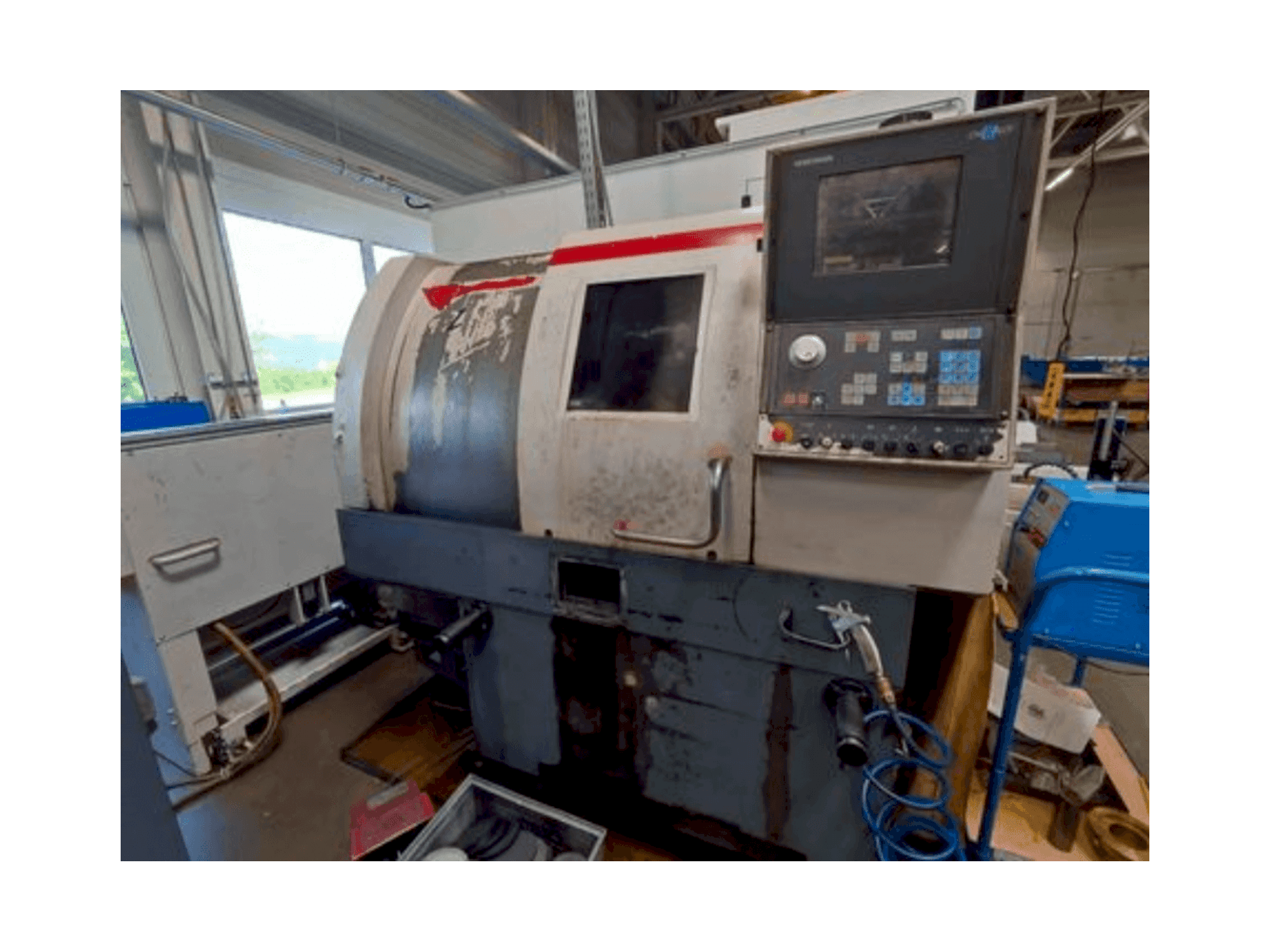 WEMAS DZ150-maskinen framifrån