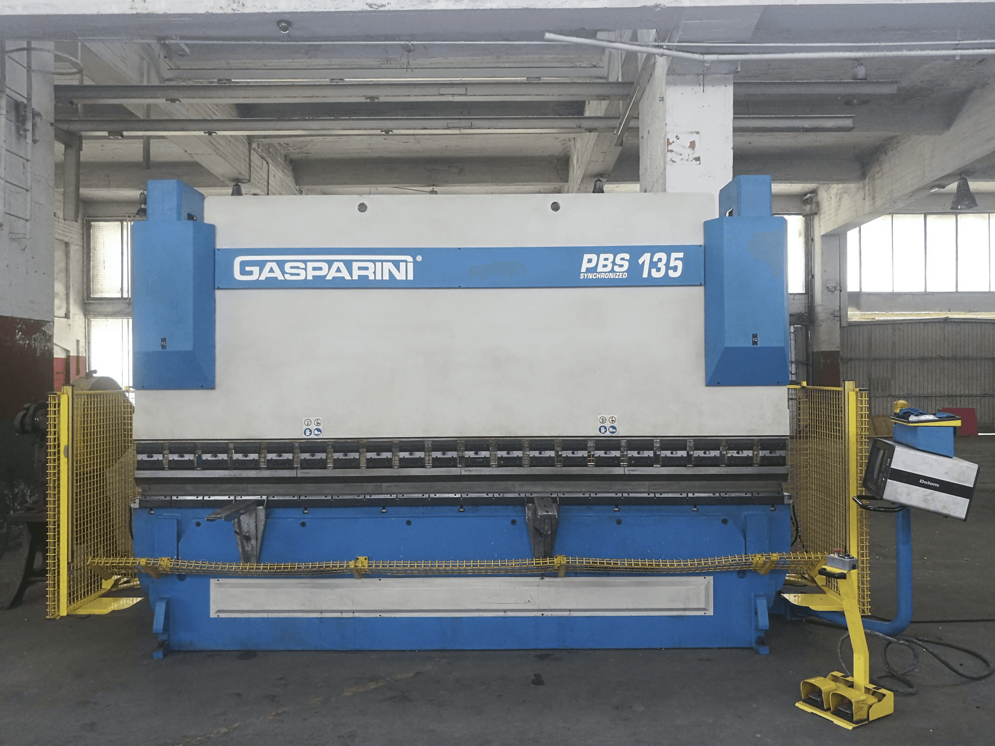 Gasparini-maskinen framifrånPBS 135/4000