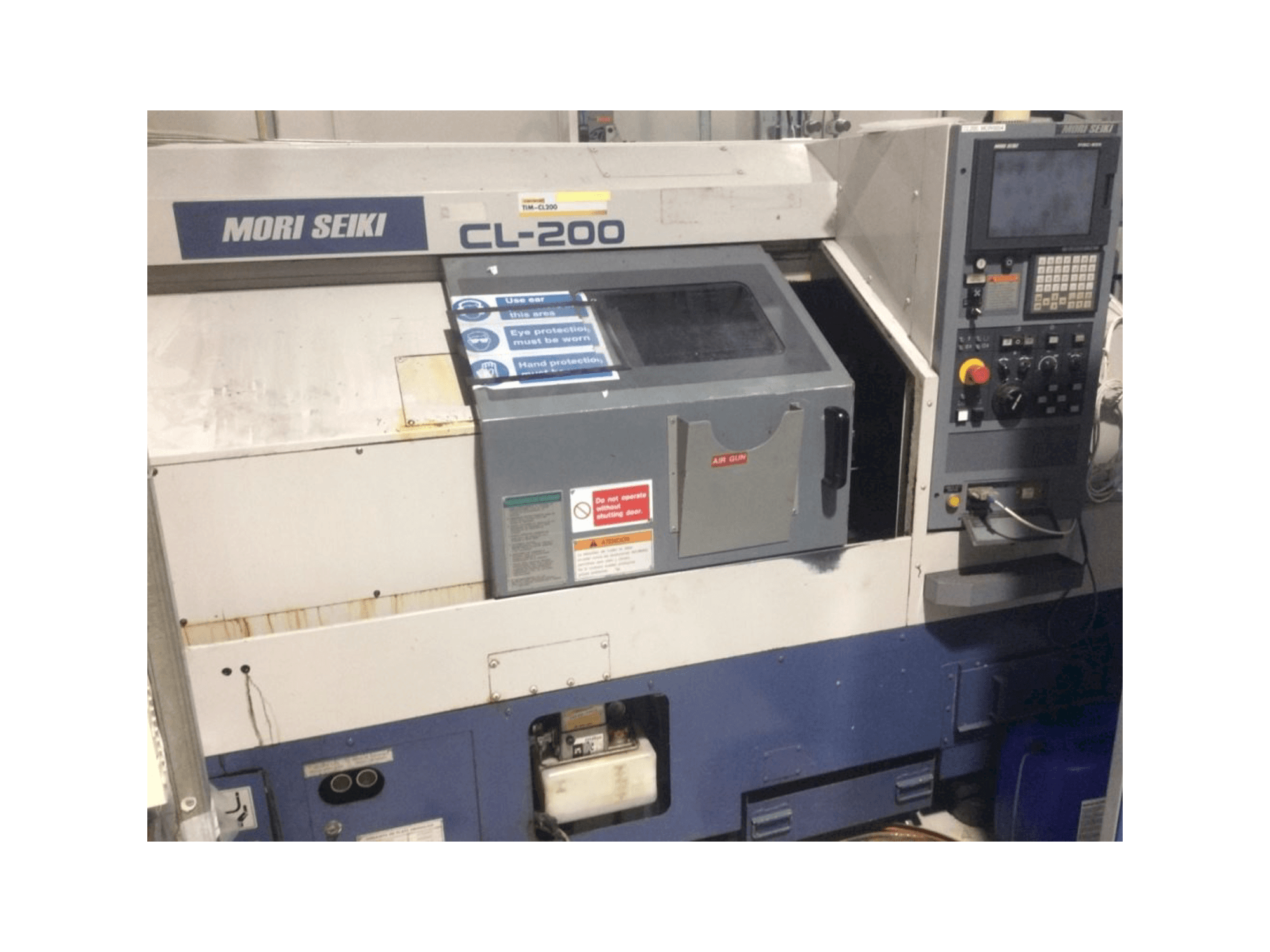 MORI SEIKI CL-200-maskinen framifrån