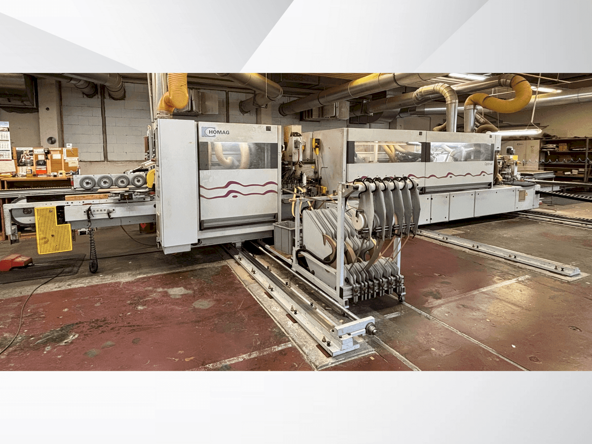 HOMAG Optimat KF 26/8/A3/25-maskinen framifrån