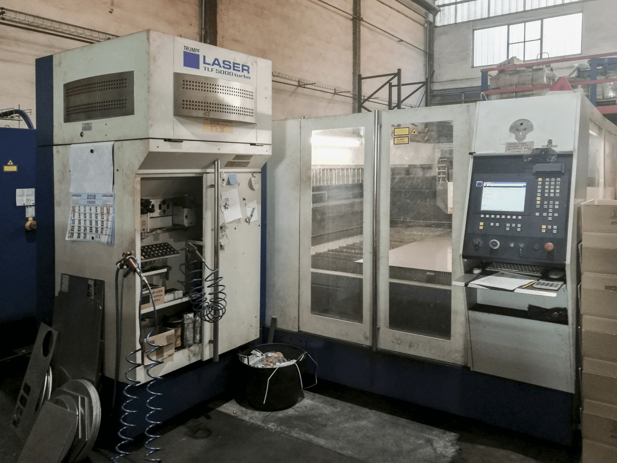 Trumpf-maskinen framifrånTrumatic L3050