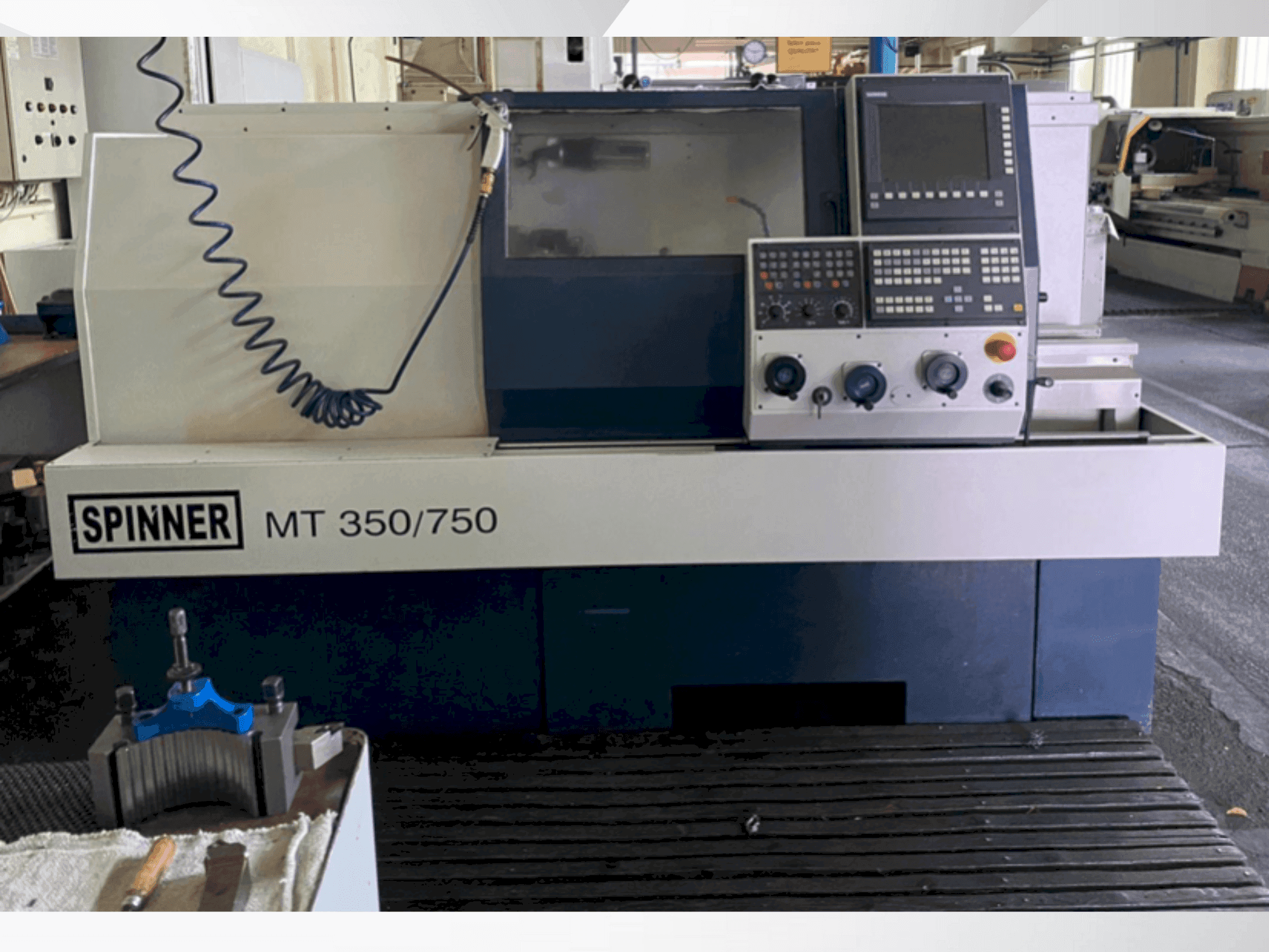 SPINNER MT 350/750-maskinen framifrån
