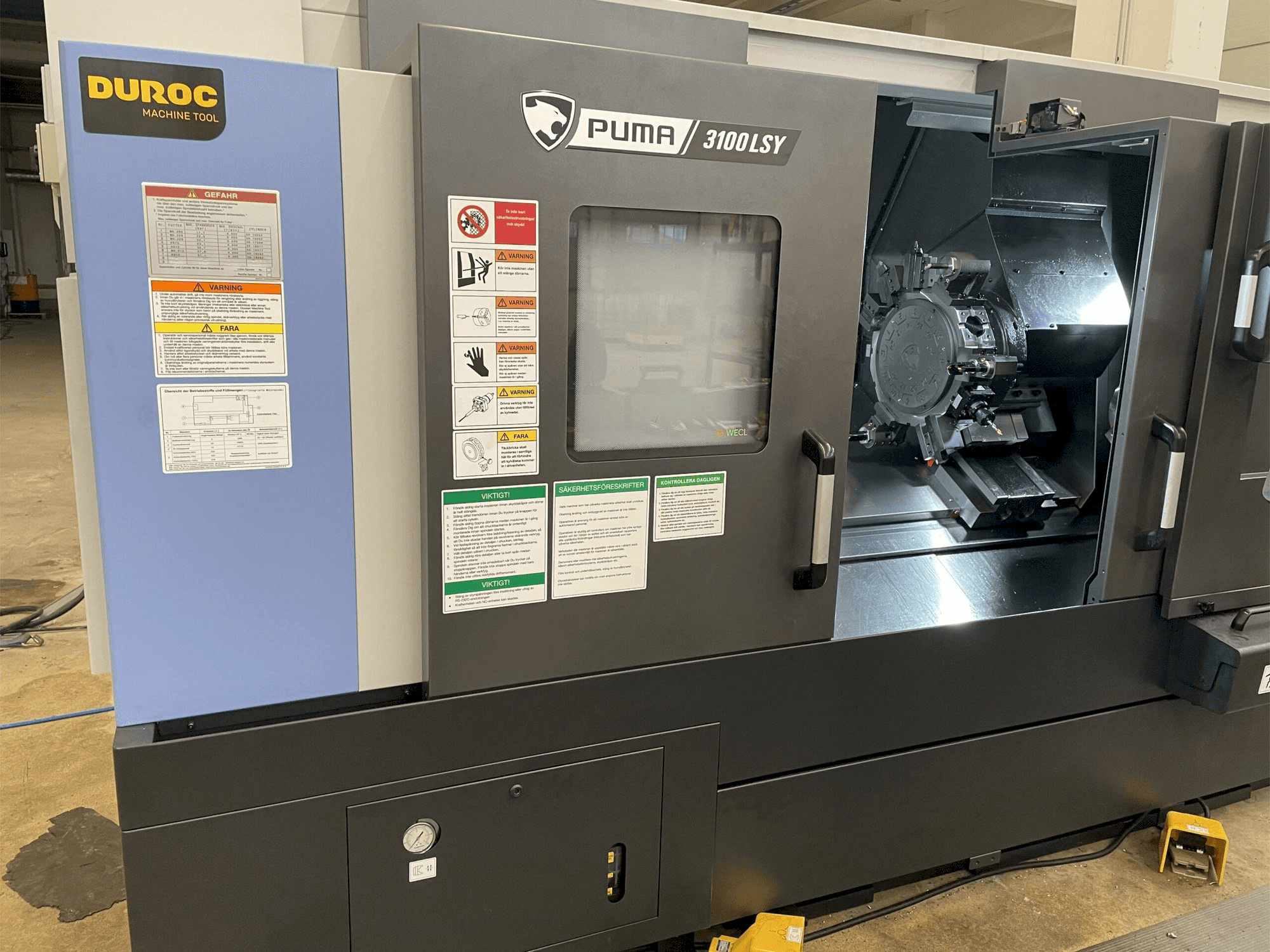 Doosan Puma -maskinen framifrån