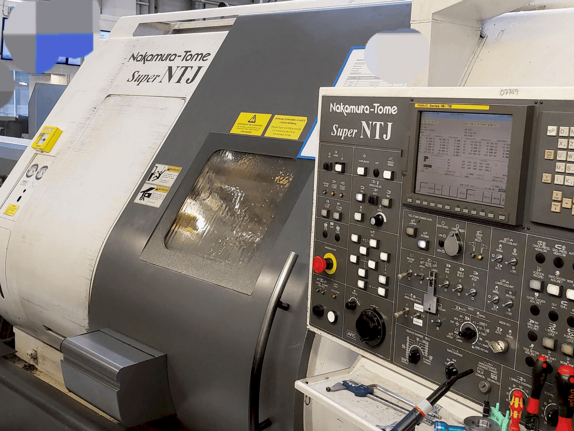 NAKAMURA Super NTJ (2006)-maskinen framifrån