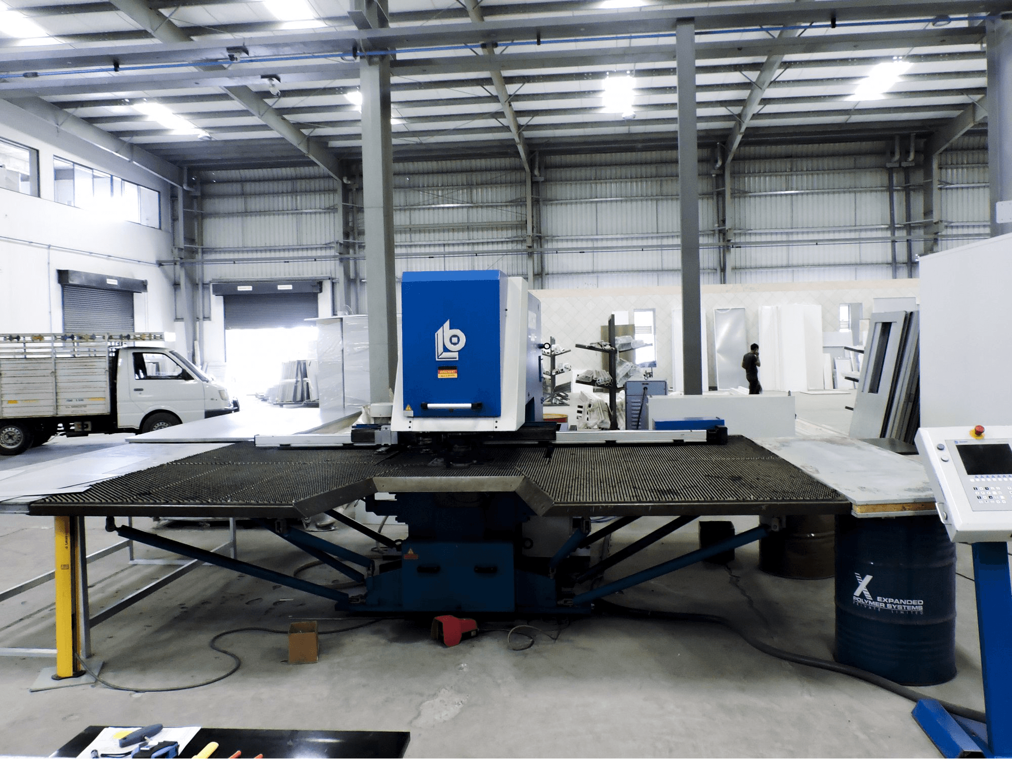 Boschert-maskinen framifrånCompact 1250 Rotation