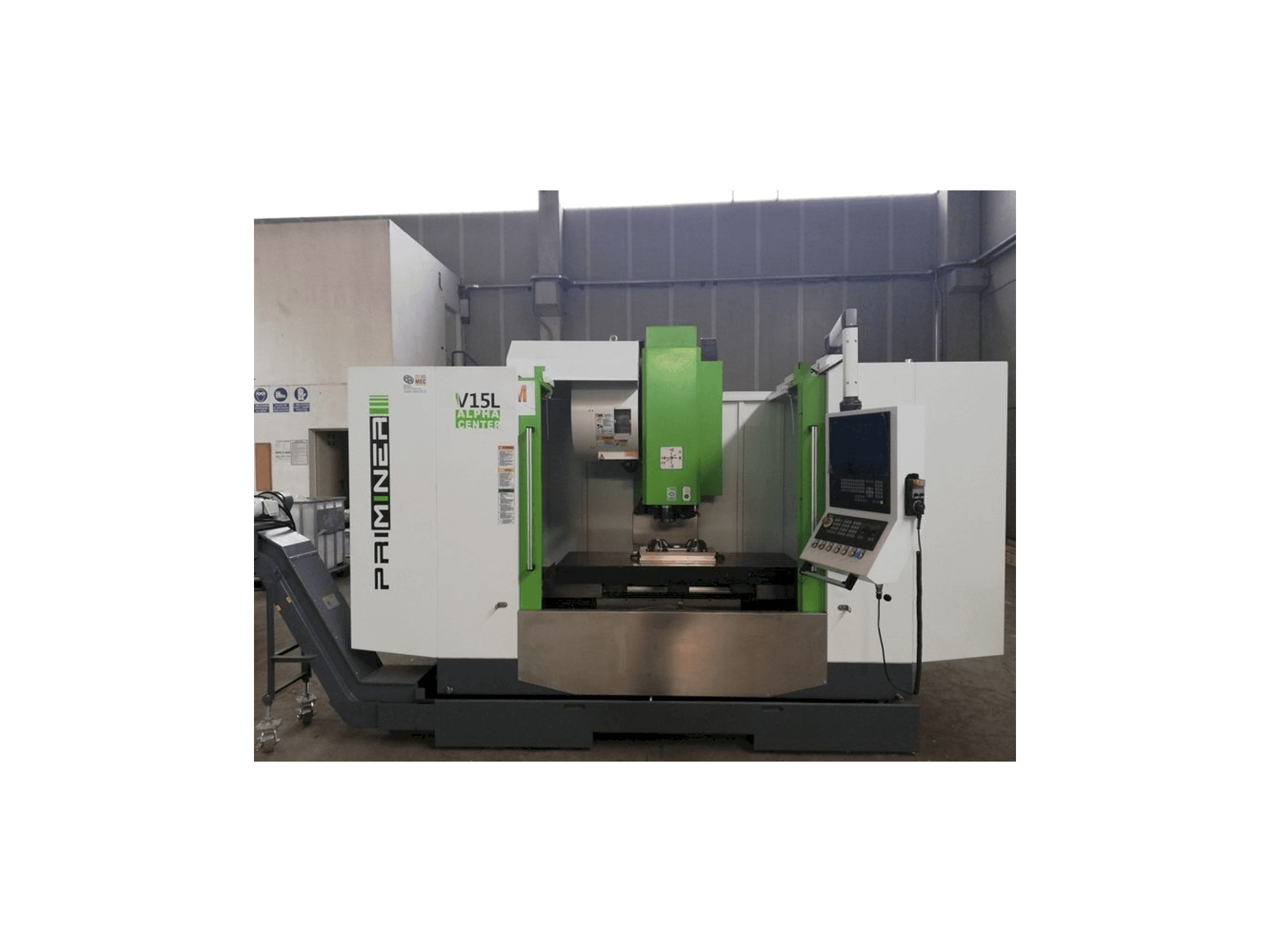 Priminer V 15L-maskinen framifrån