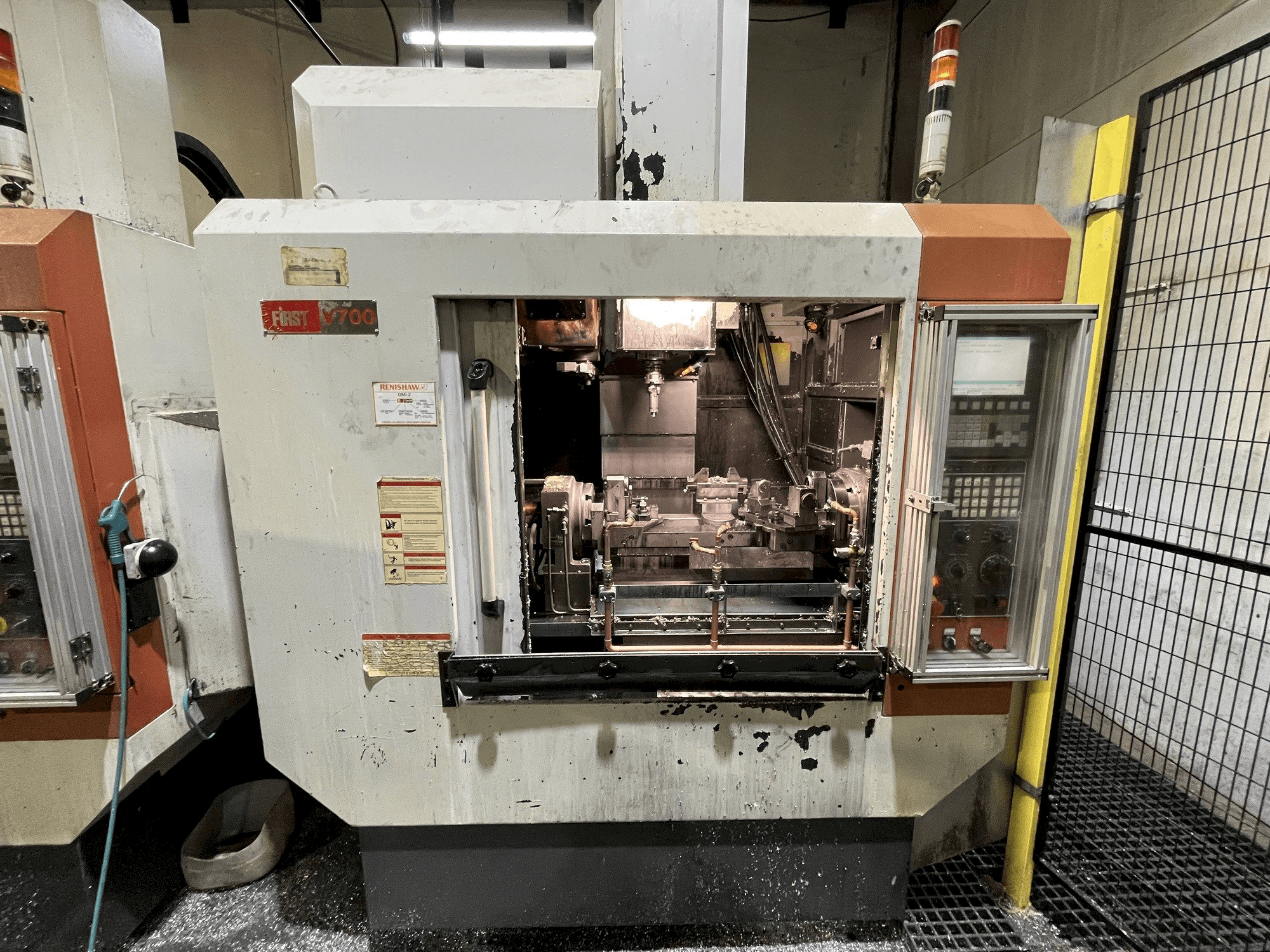 FIRST V700-maskinen framifrån