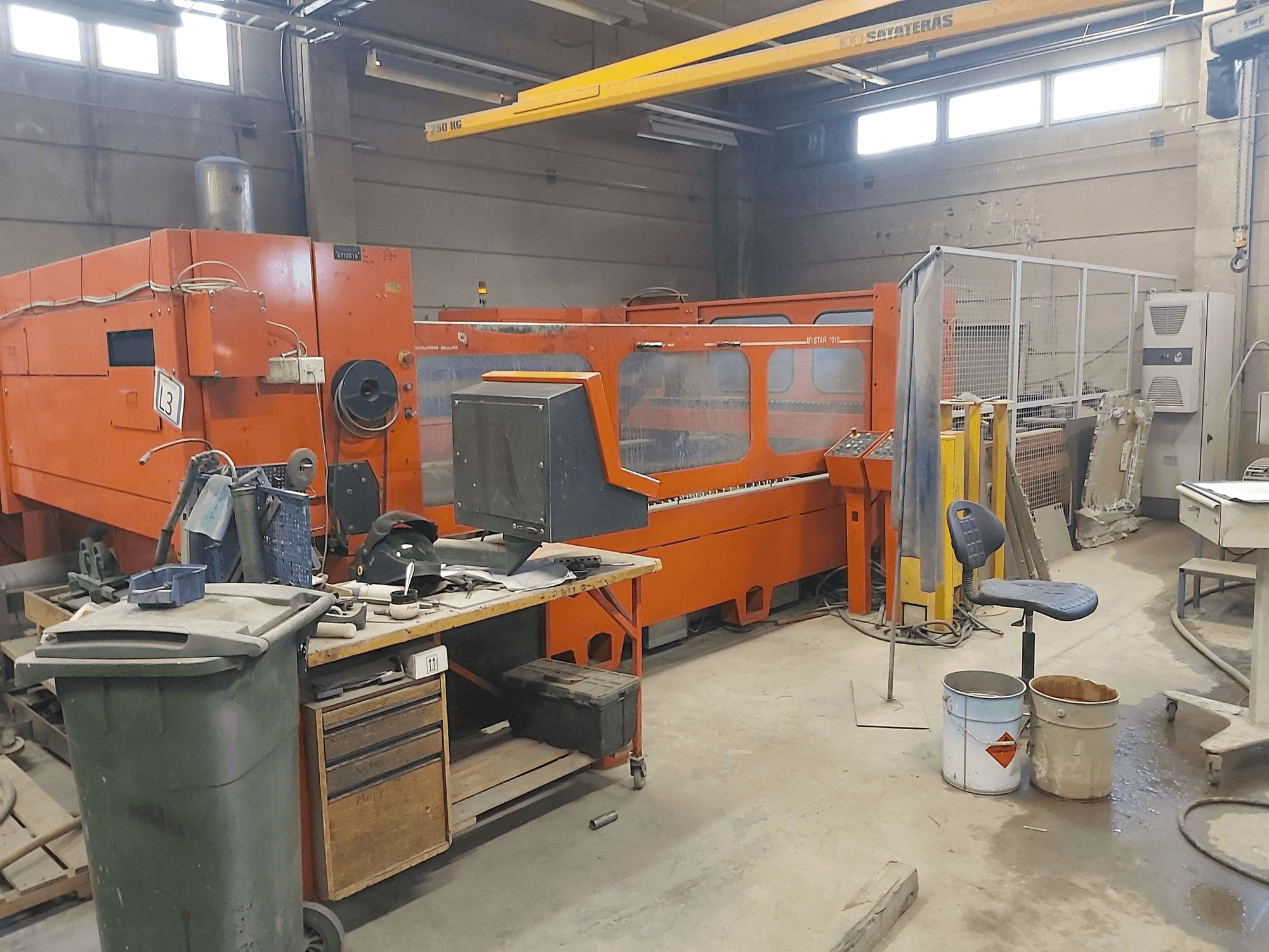 Bystronic BTL 3500-maskinen framifrån