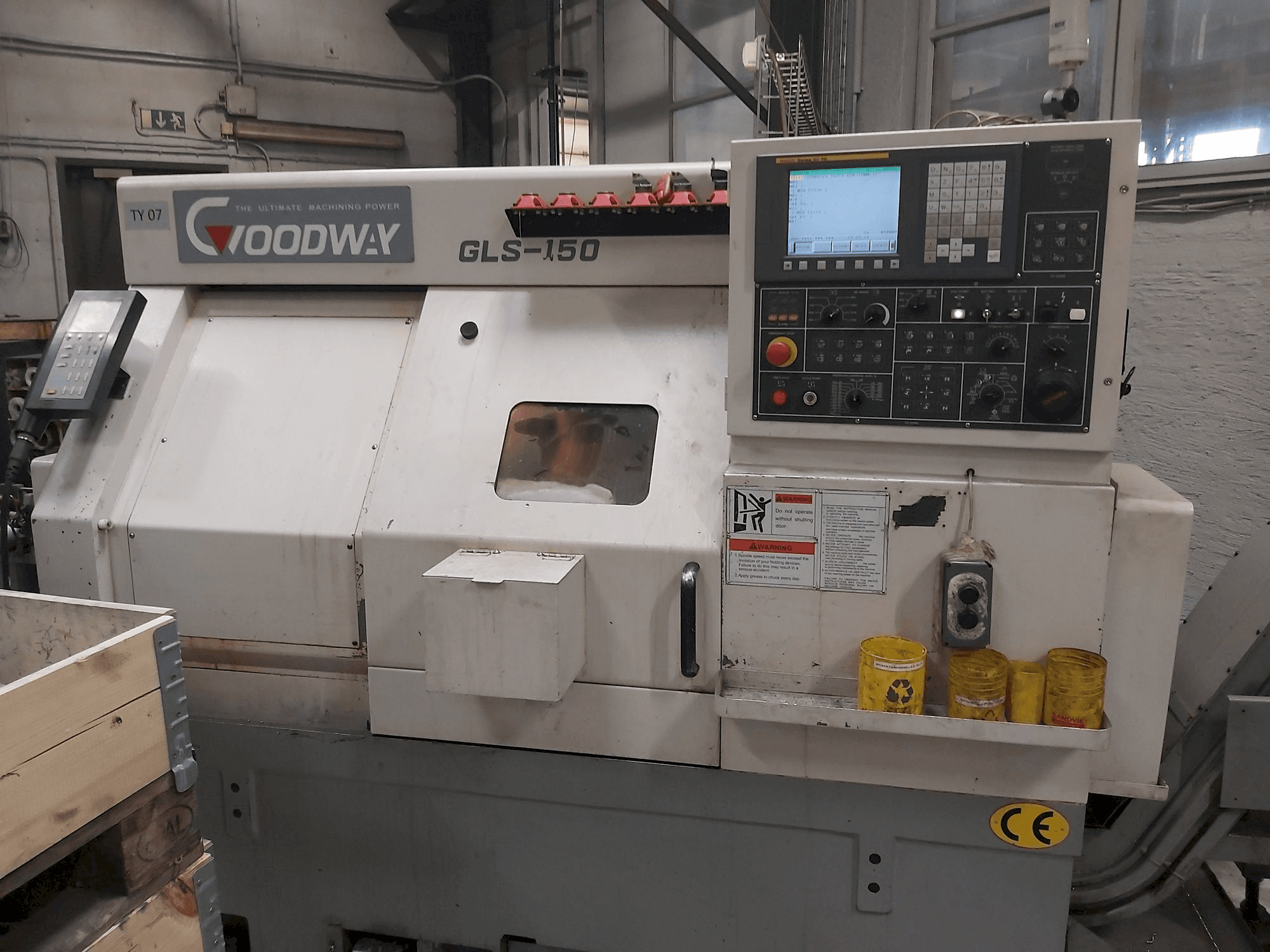 Goodway GLS-150-maskinen framifrån