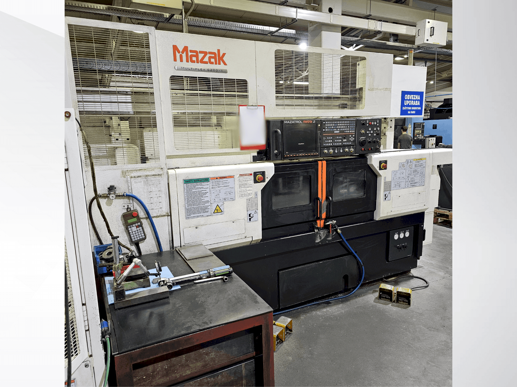 Mazak Multiplex 6200II-maskinen framifrån