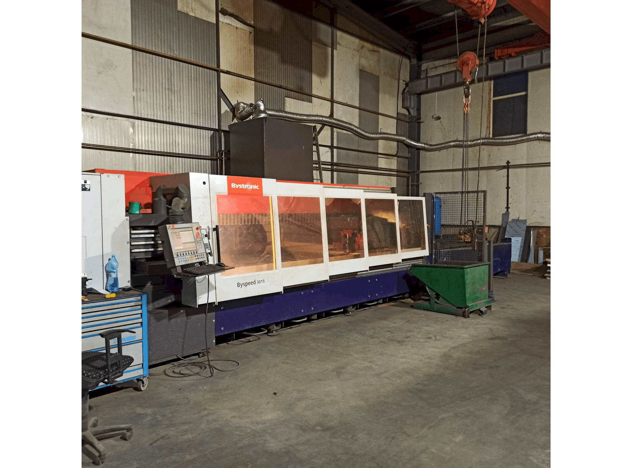 Bystronic BySpeed 3015-maskinen framifrån