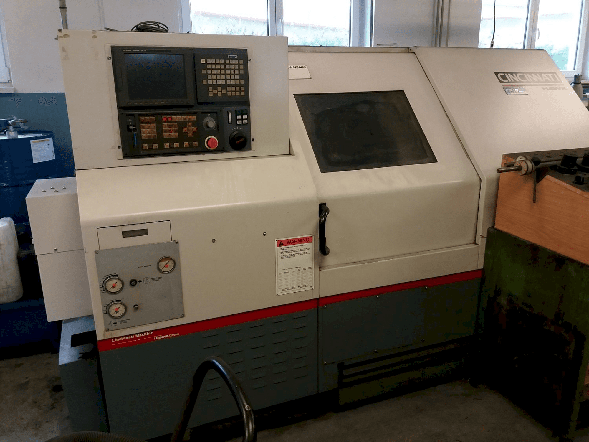 Cincinnati HAWK-200M-maskinen framifrån