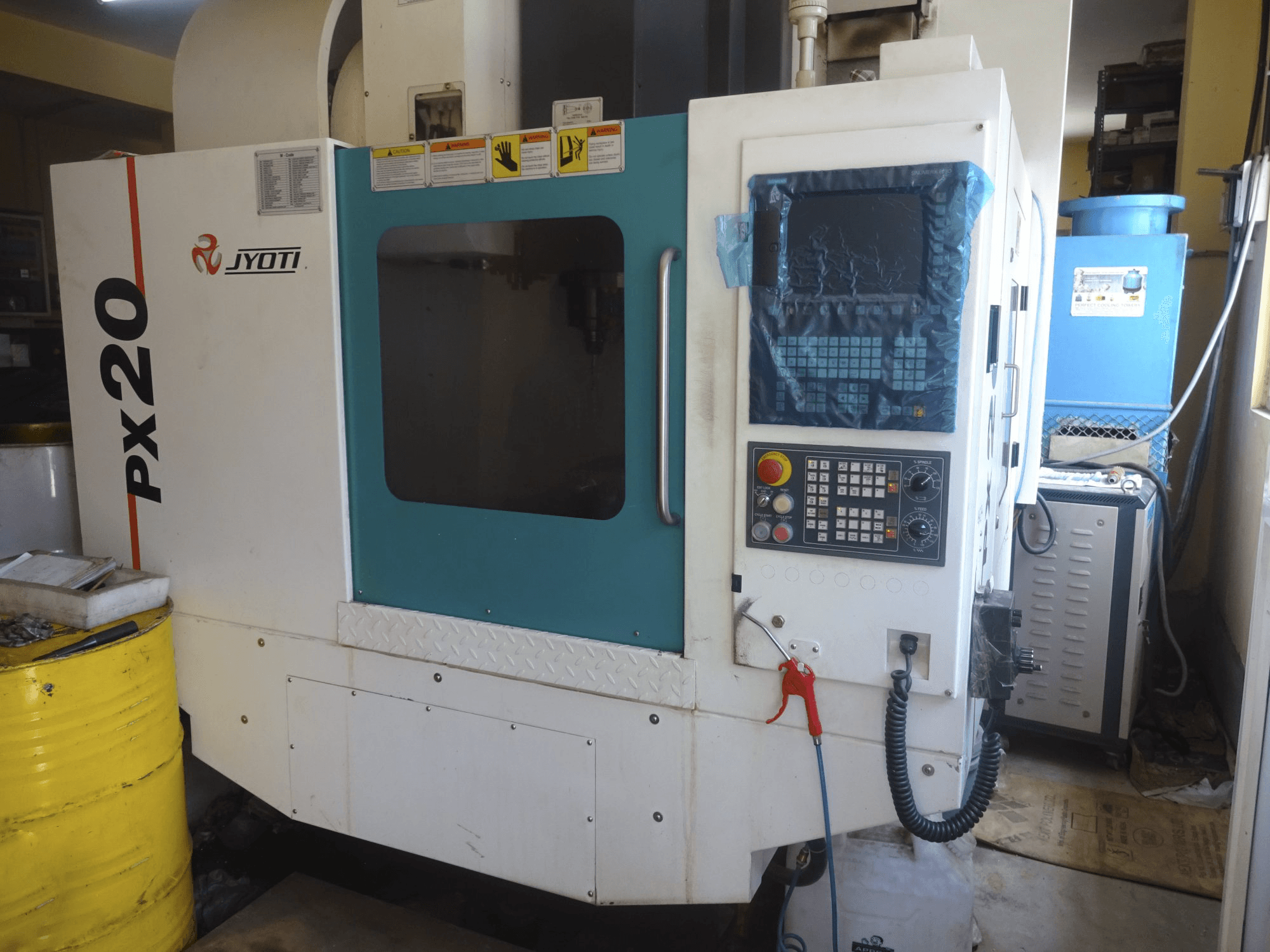 1 JYOTI-maskinen framifrånPX-20